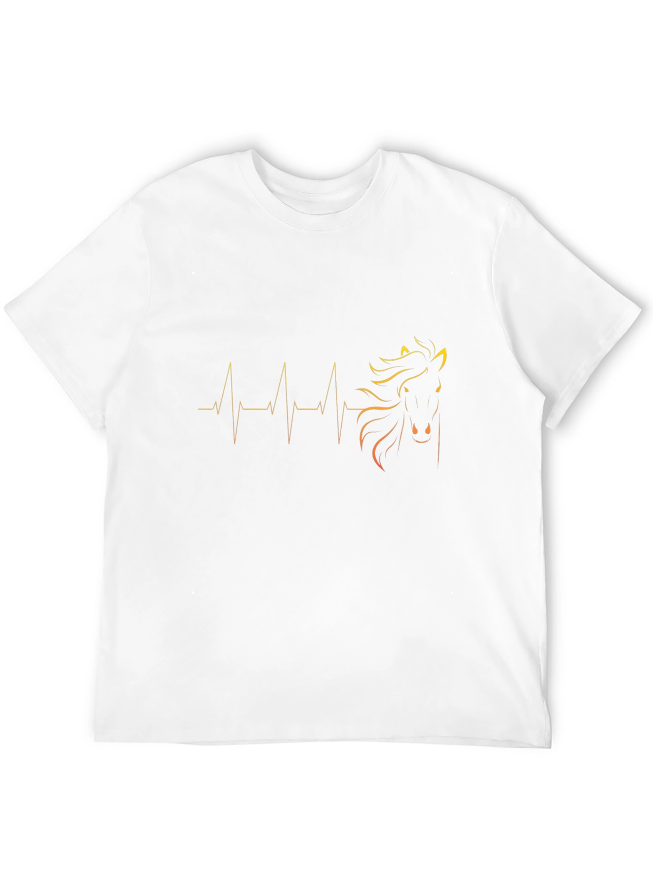 Black Horse Heartbeat Graphic Tee view 12