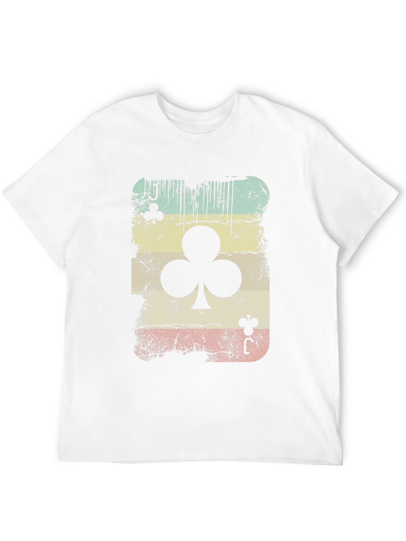 Black Vintage Club Card Graphic Tee - Black view 12