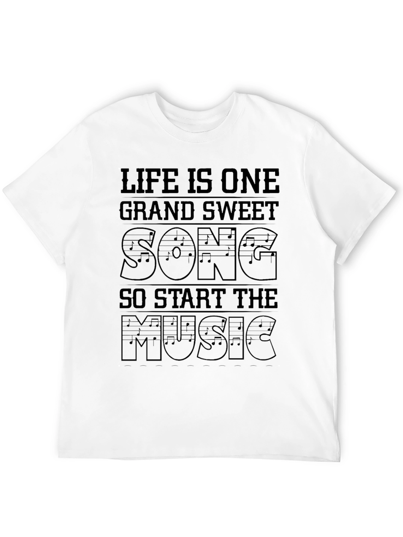 Black Life is One Grand Sweet Song Graphic Tee view 12