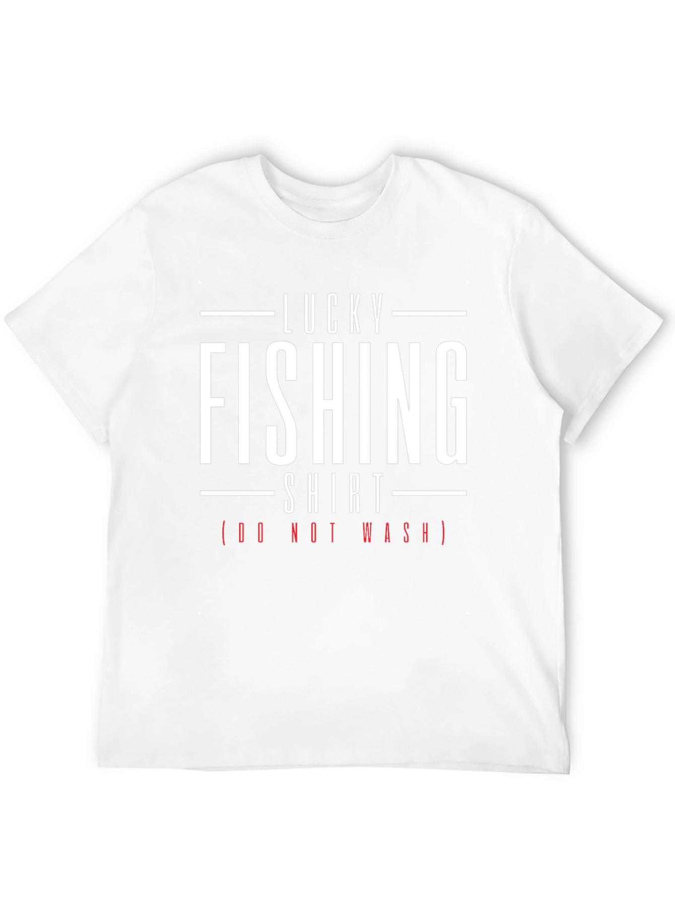 Black Lucky Fishing Shirt - Novelty Graphic Tee view 12