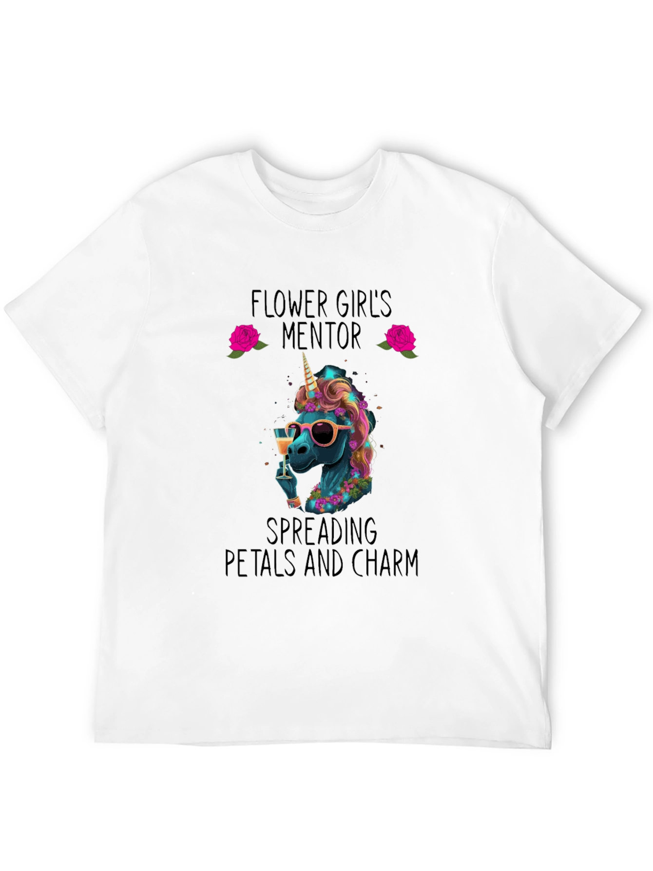 Black Flower Girl's Mentor Graphic T-Shirt view 12