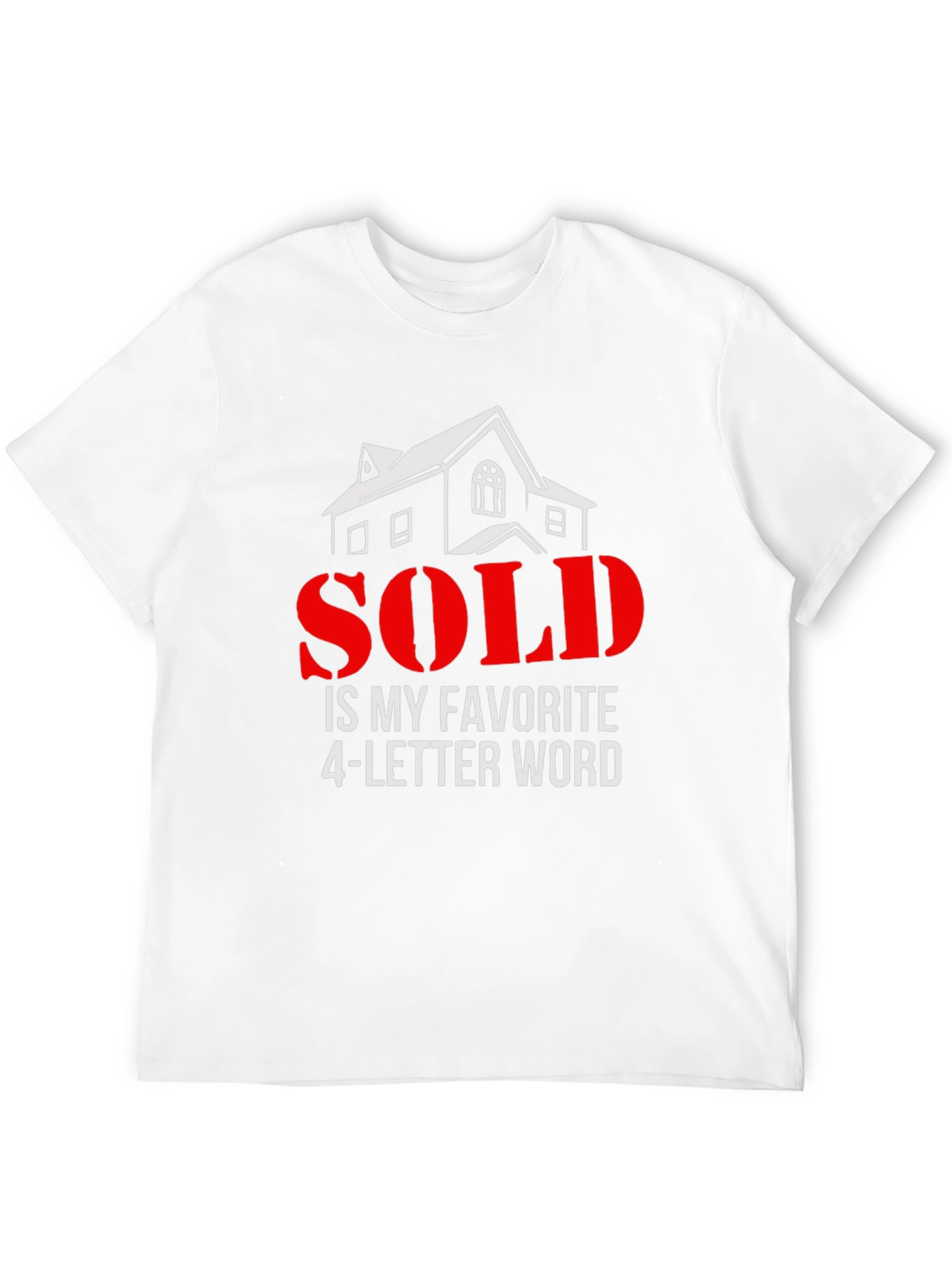 Black SOLD is My Favorite 4 Letter Word T-Shirt view 12