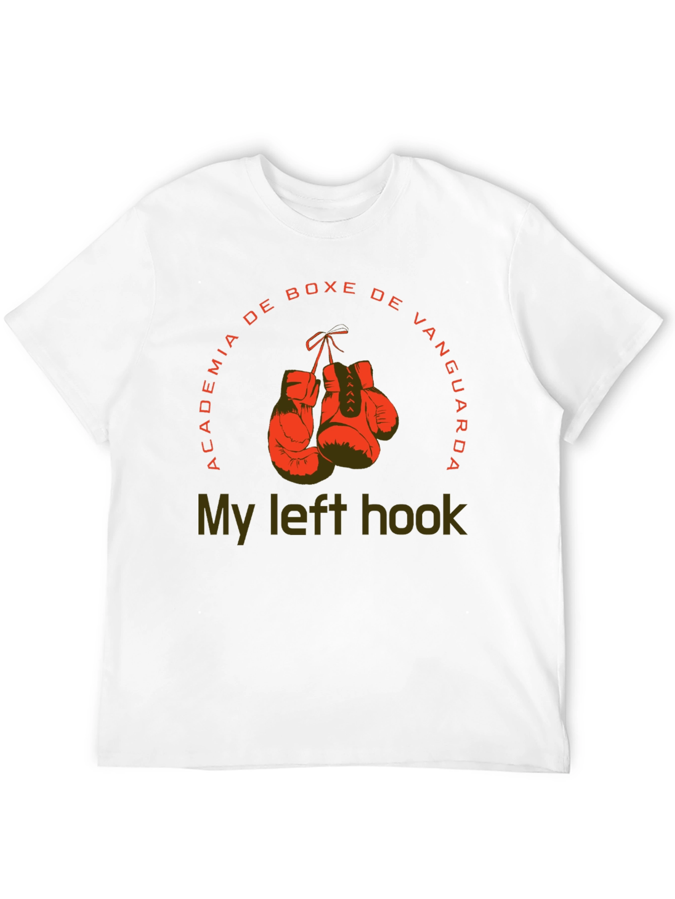Boxing Gloves T-Shirt - Academia de Boxe Design - 12