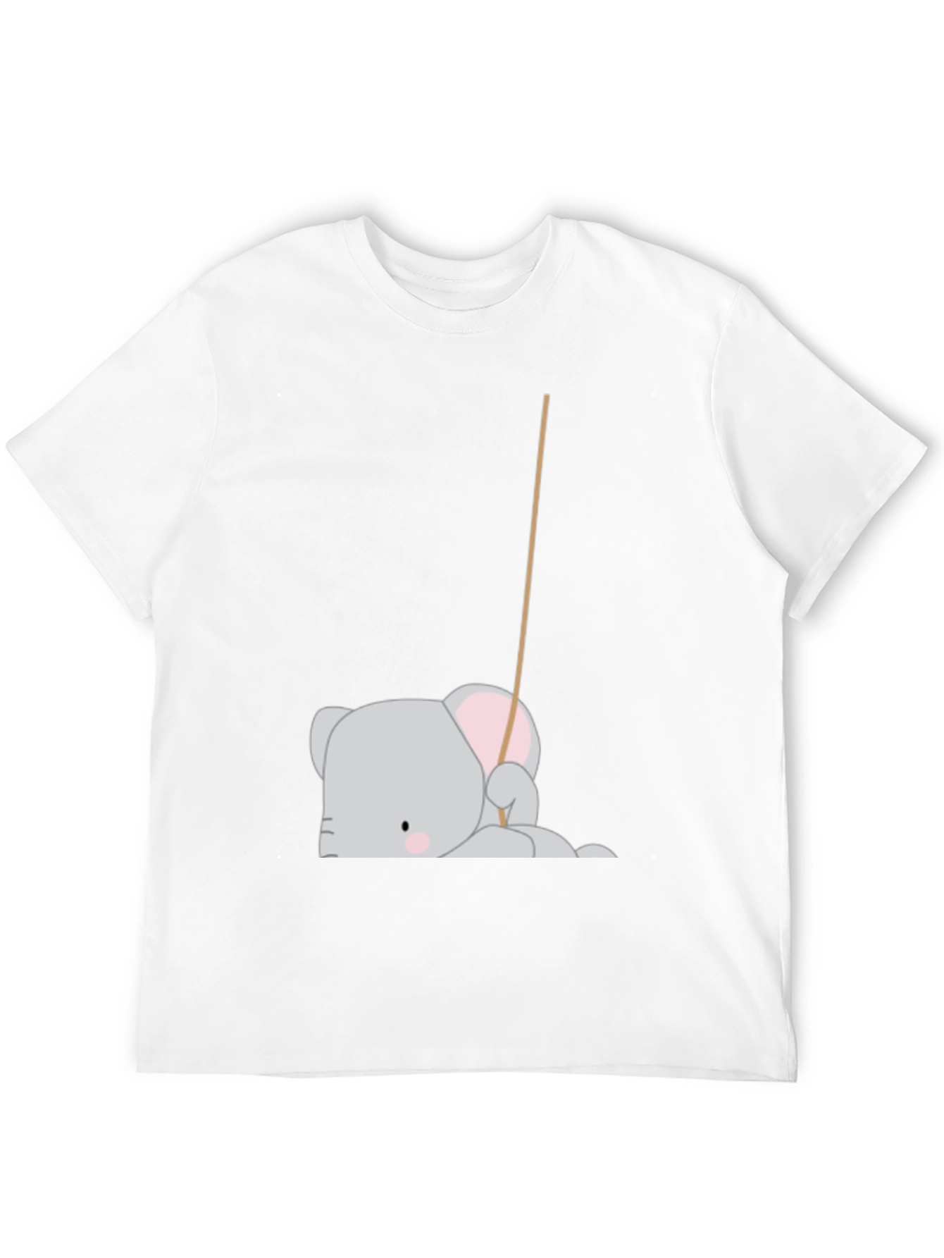 Black Cute Elephant T-Shirt - Black view 12