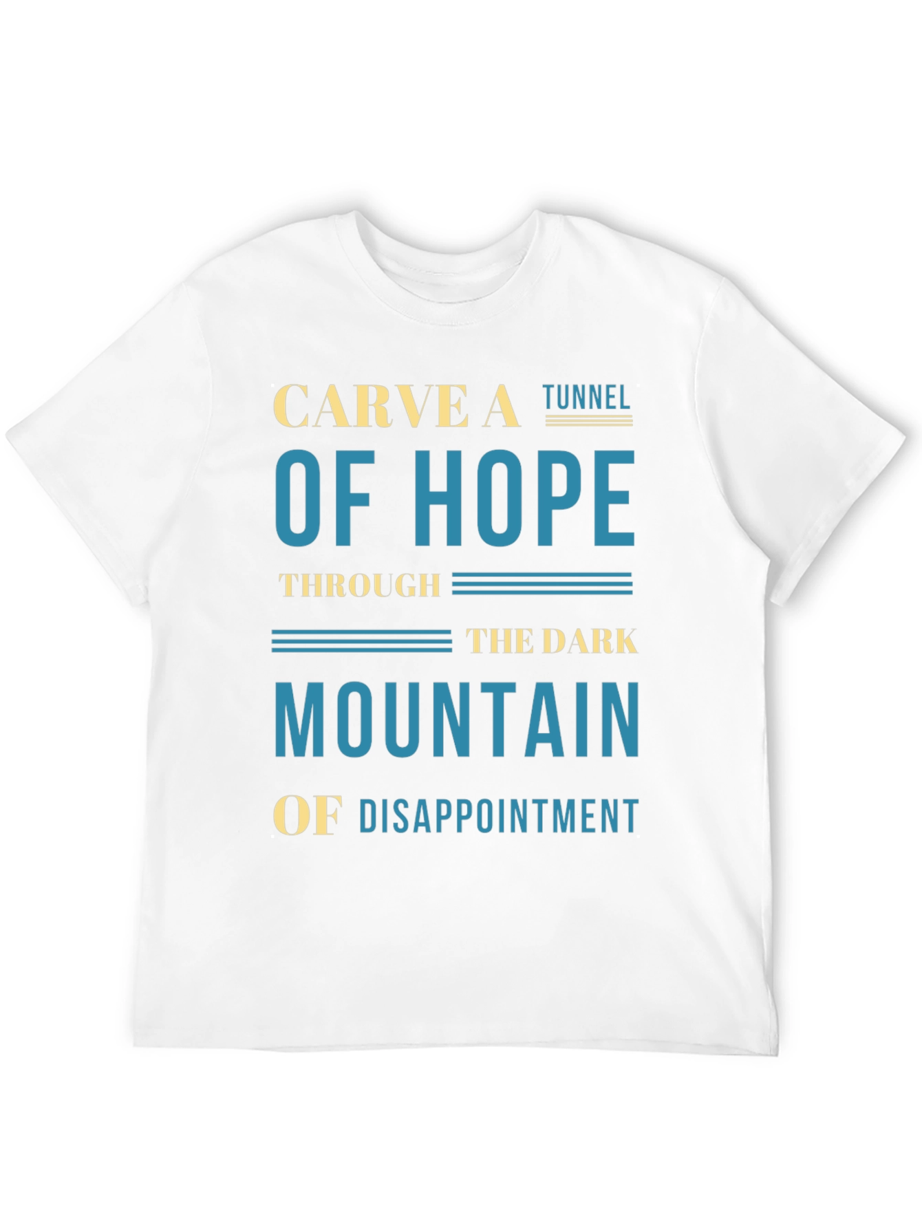 Black Carve A Tunnel of Hope Graphic T-Shirt view 12