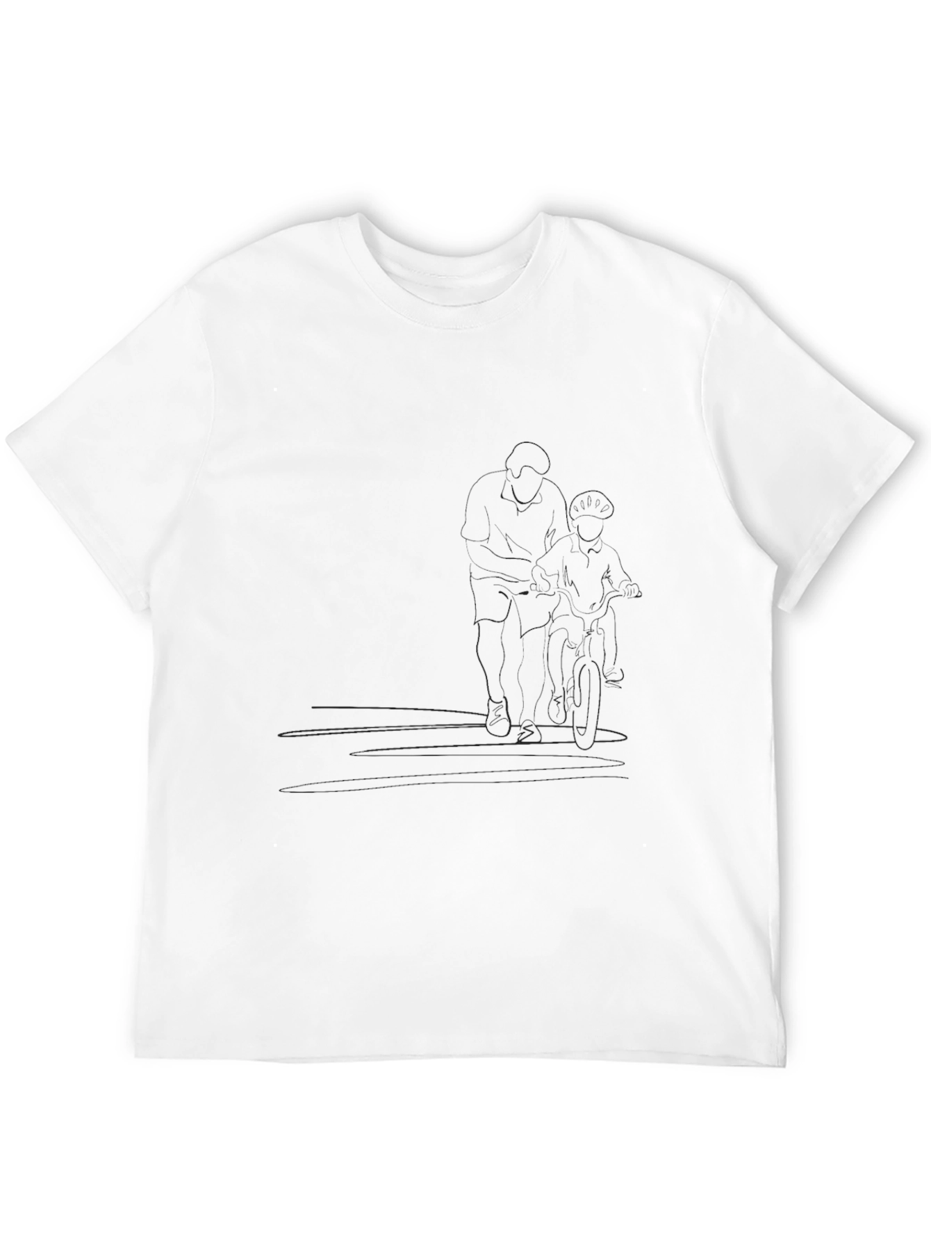 Black Men's Classic Black Short Sleeve T-Shirt view 12