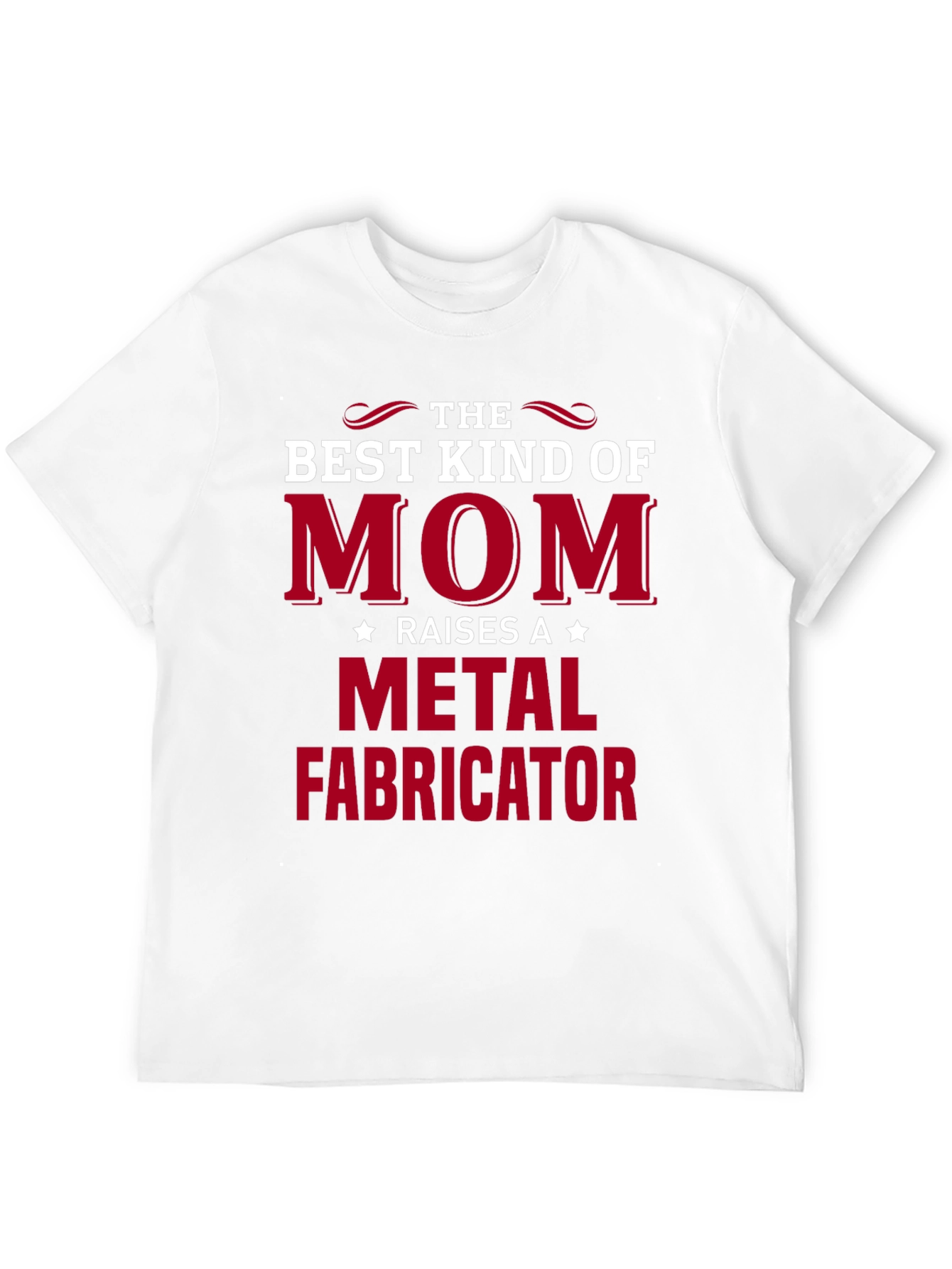 Black Best Kind of Mom Metal Fabricator T-Shirt view 12