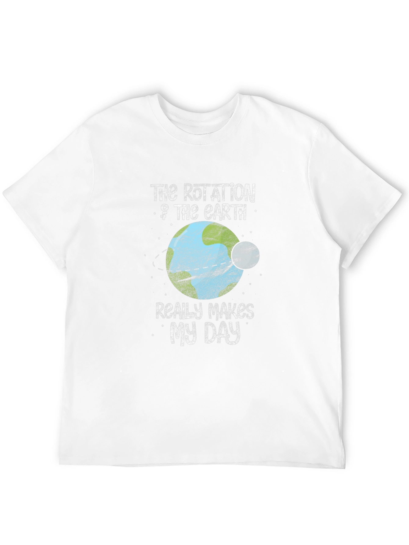 Black Rotation of The Earth Graphic Tee view 12