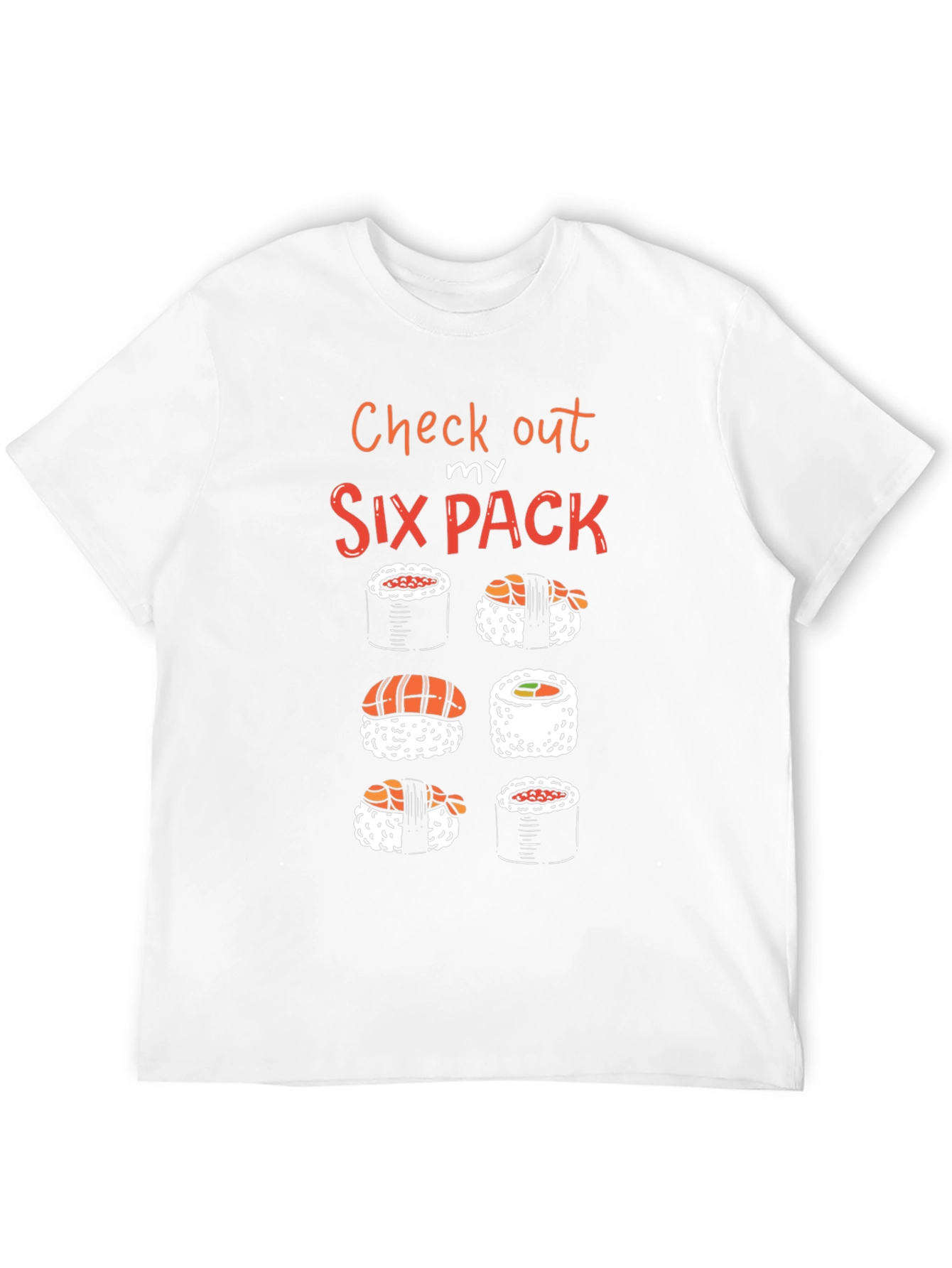 Black Sushi Six Pack T-Shirt view 12