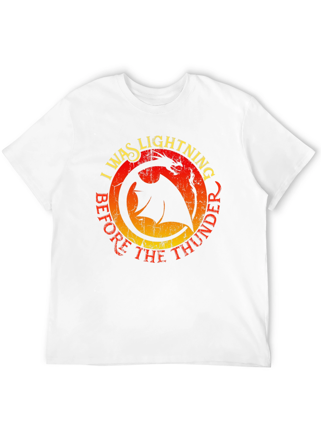 Black Dragon Lightning Thunder Graphic Tee view 12