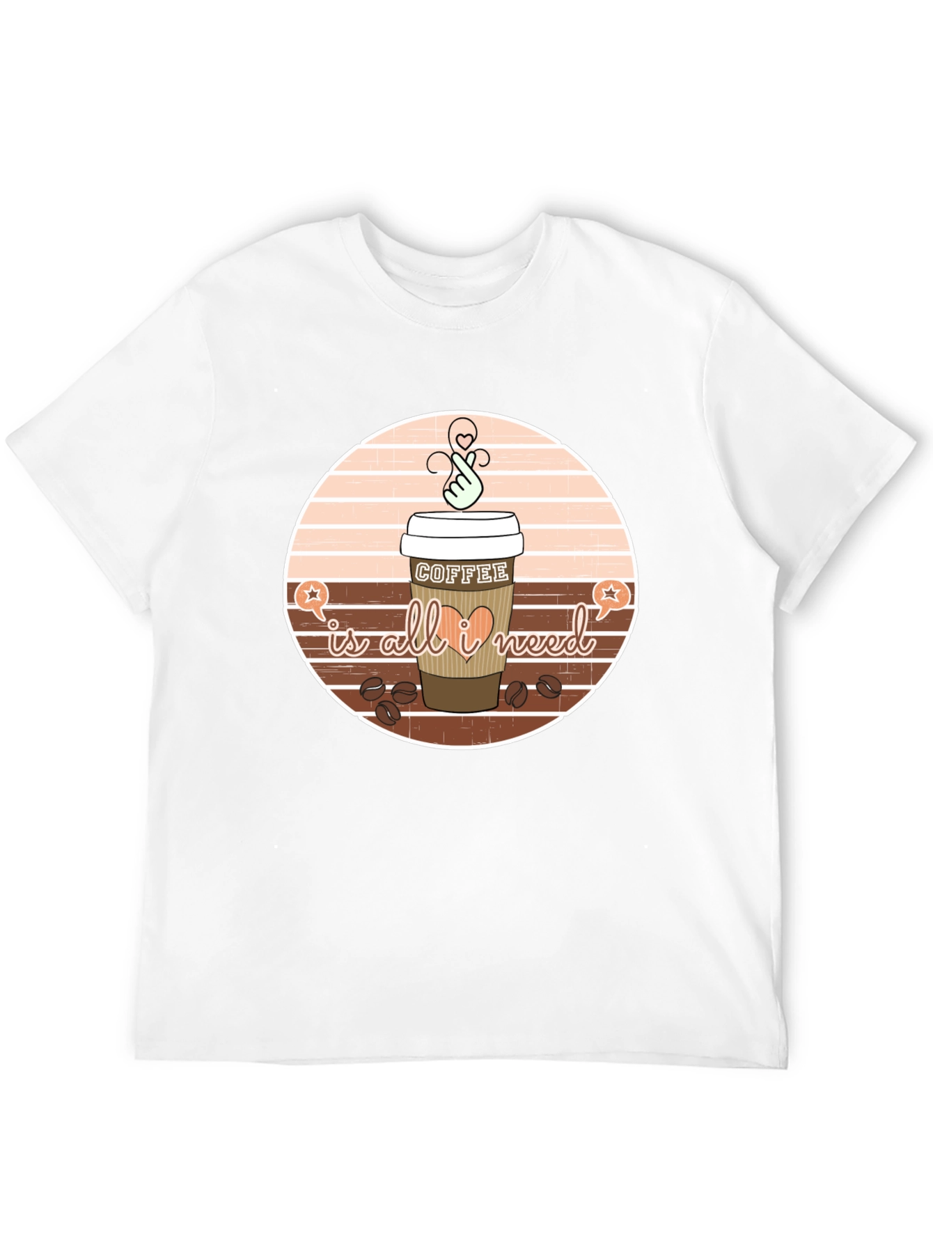 Black Coffee is All I Need Graphic Tee view 12