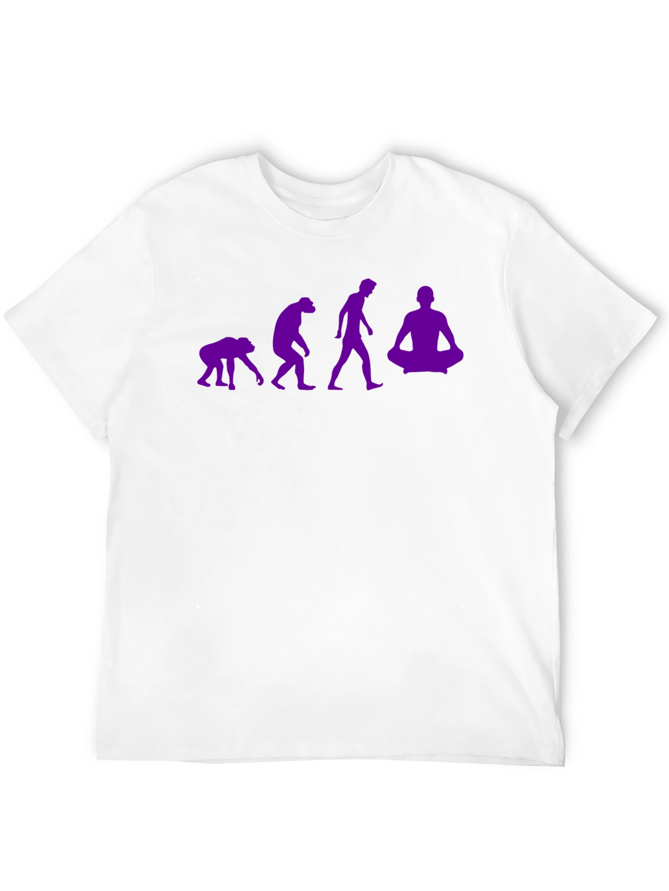 Black Evolution of Man Graphic T-Shirt view 12