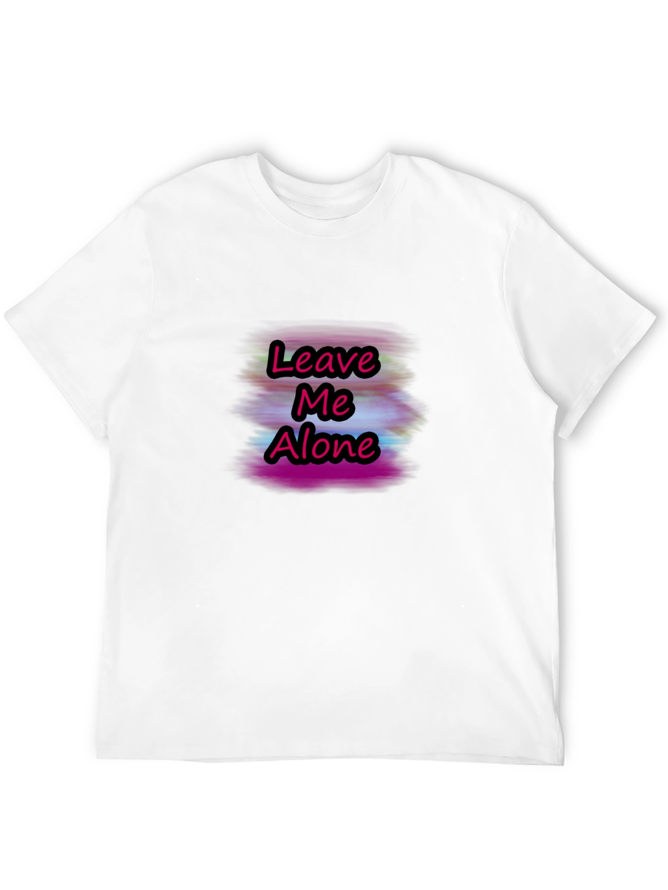 Black Leave Me Alone Graphic T-Shirt - Black view 12