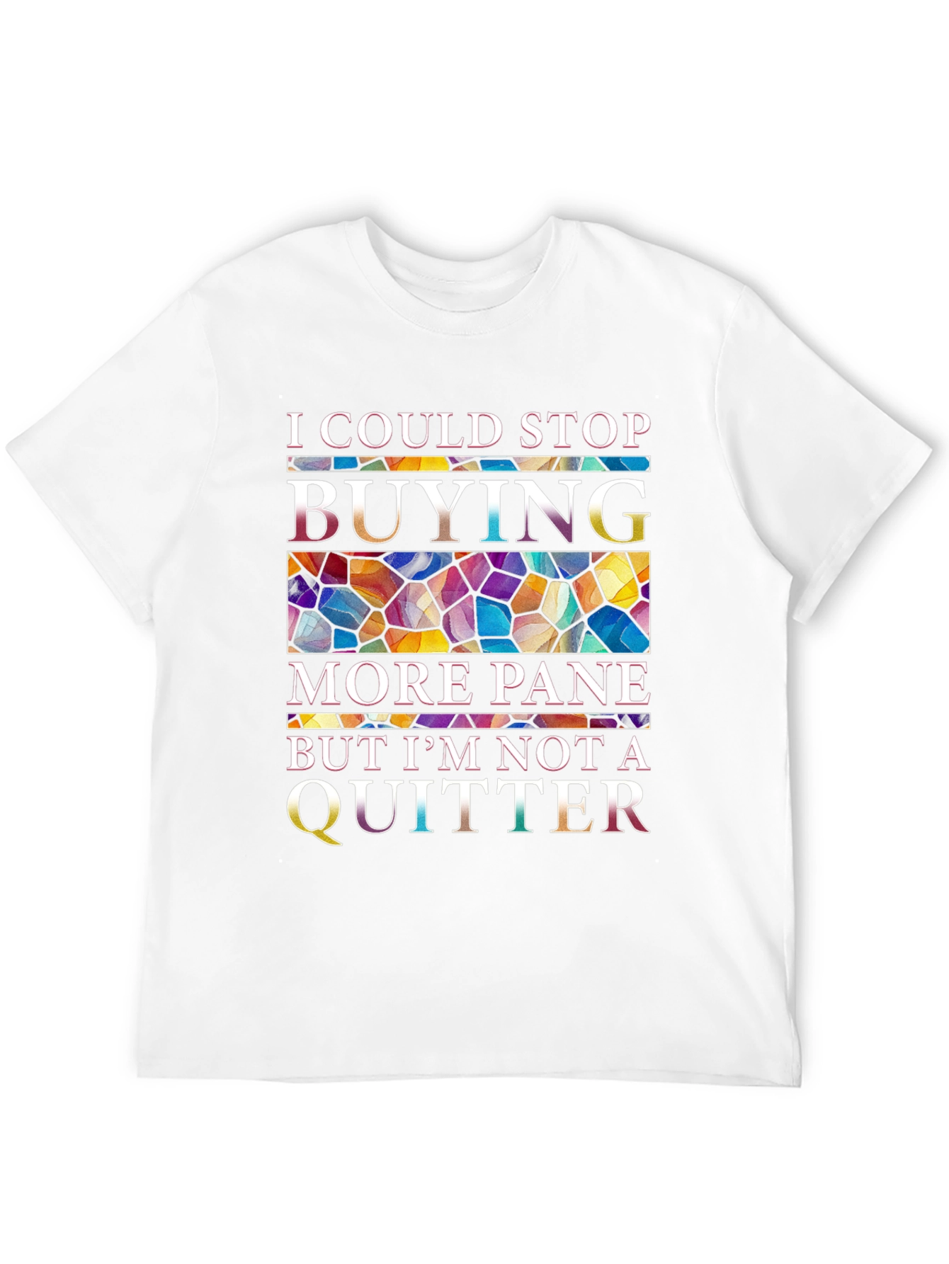 Black I Could Stop Buying More Pane Funny T-Shirt view 12