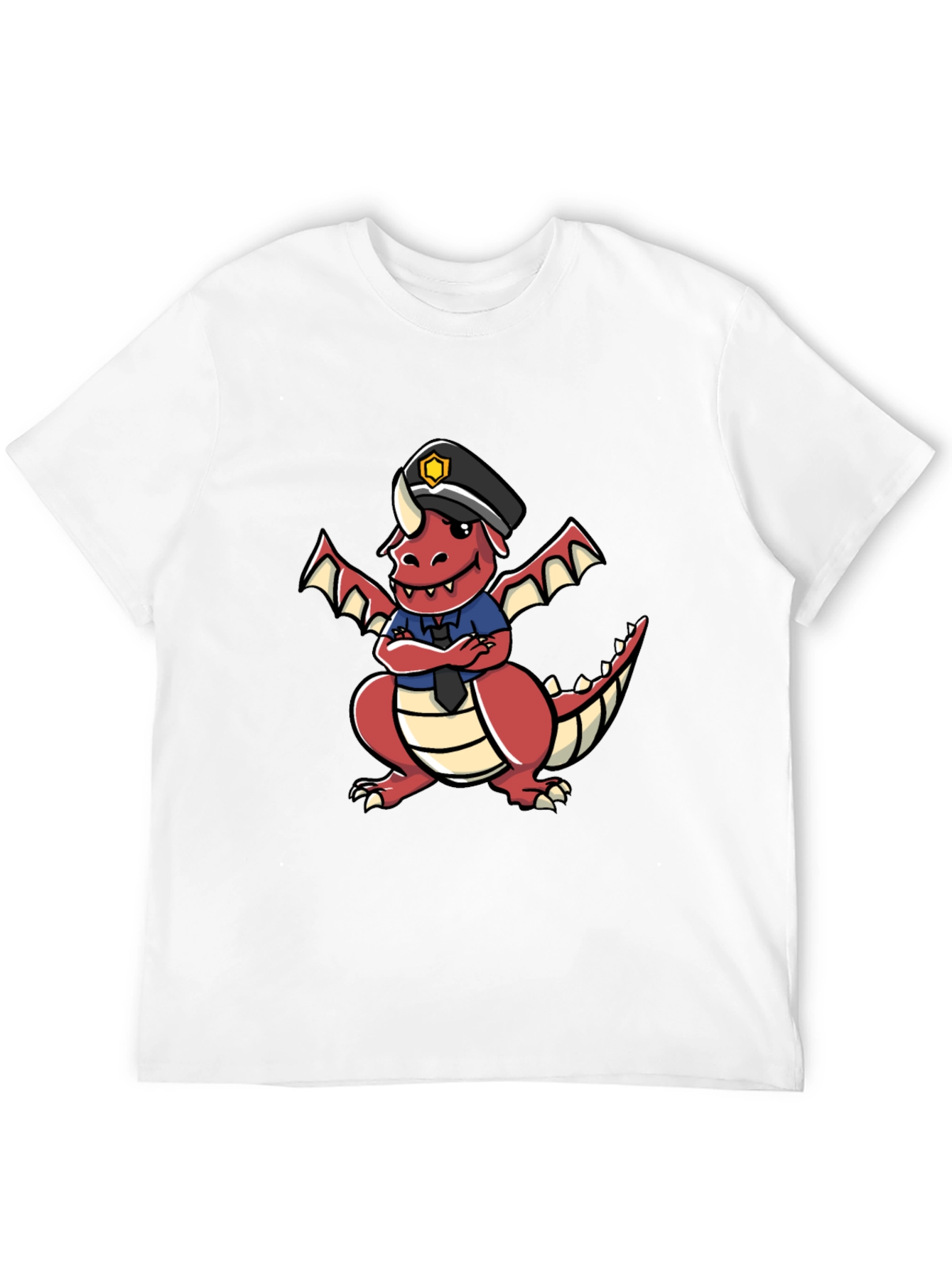 Black Dragon Police Officer T-Shirt view 12