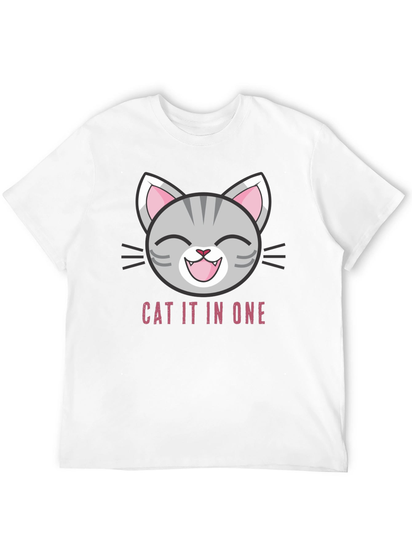 Funny Cat It In One T-Shirt - 12