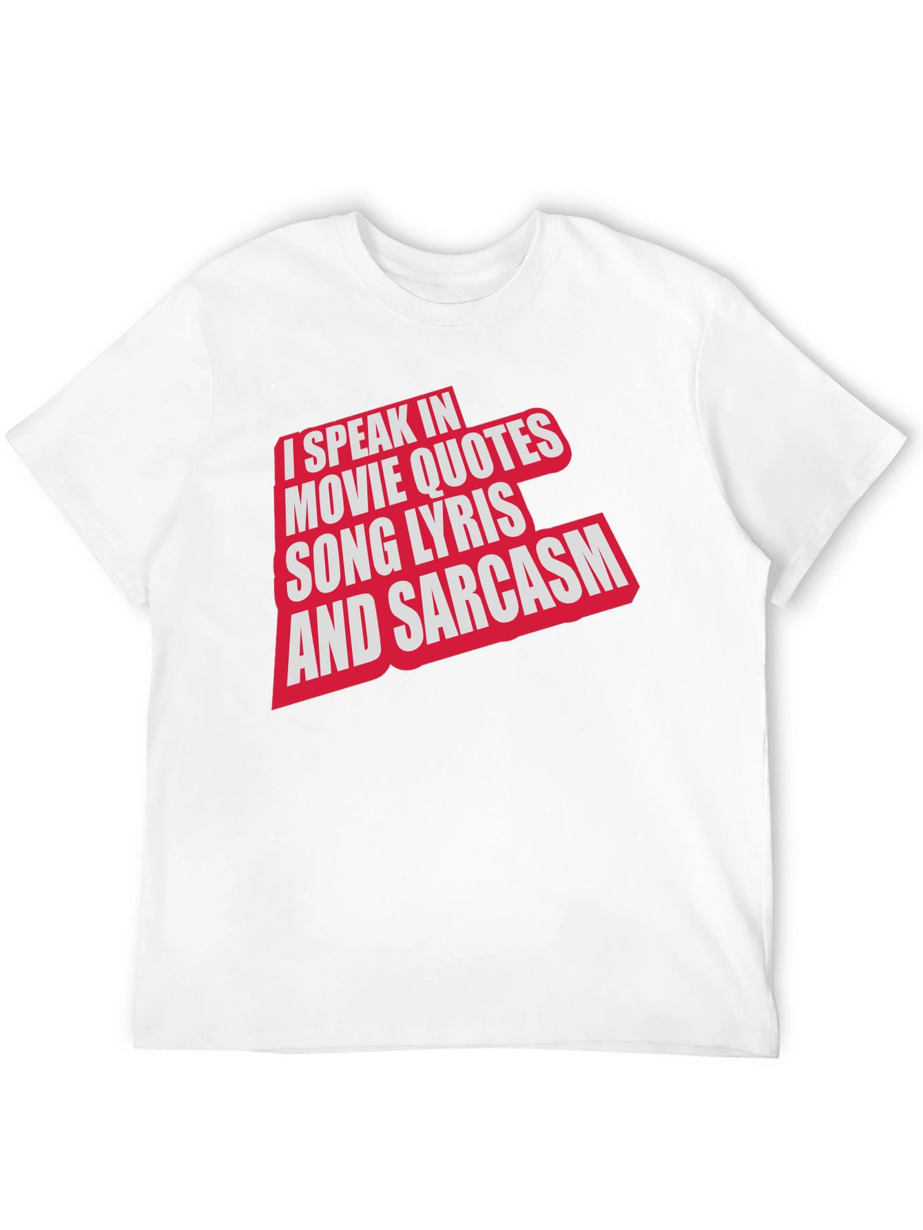 Black Movie Quotes & Sarcasm Black T-Shirt view 12