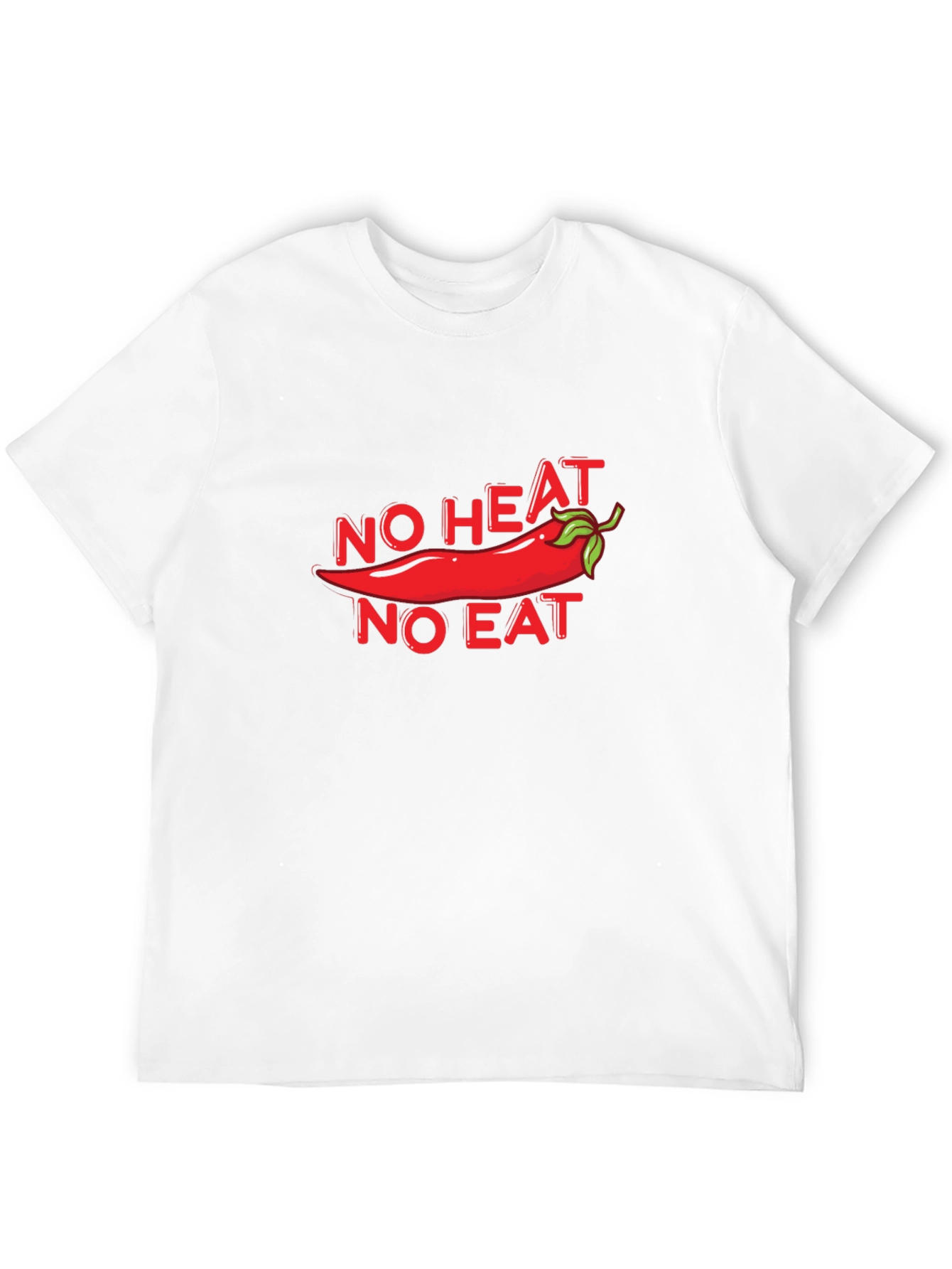 Spicy Food Lover T-Shirt - No Heat No Eat - 12