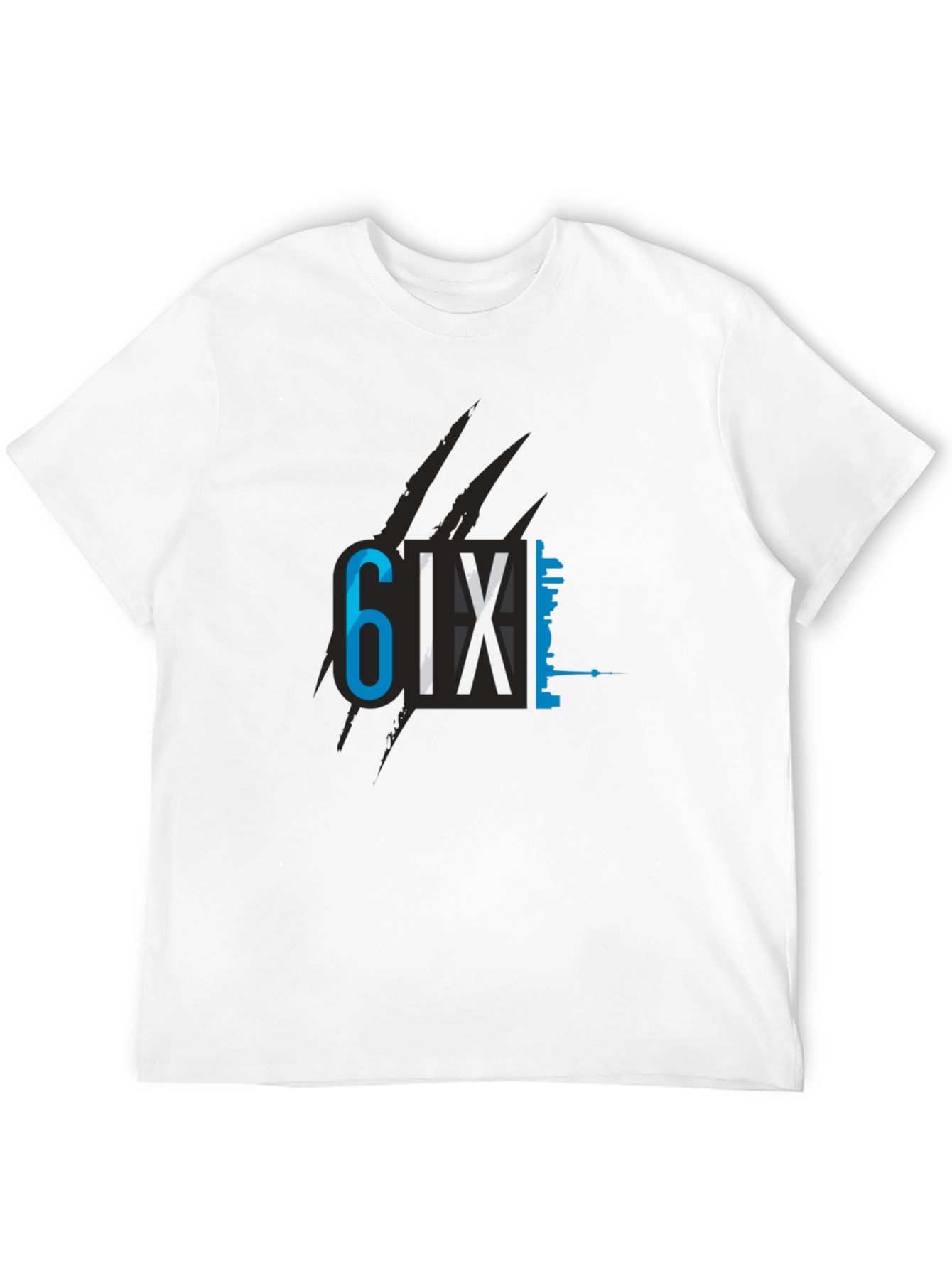 Black 6IX Toronto Graphic T-Shirt - Soft Cotton Tee view 12