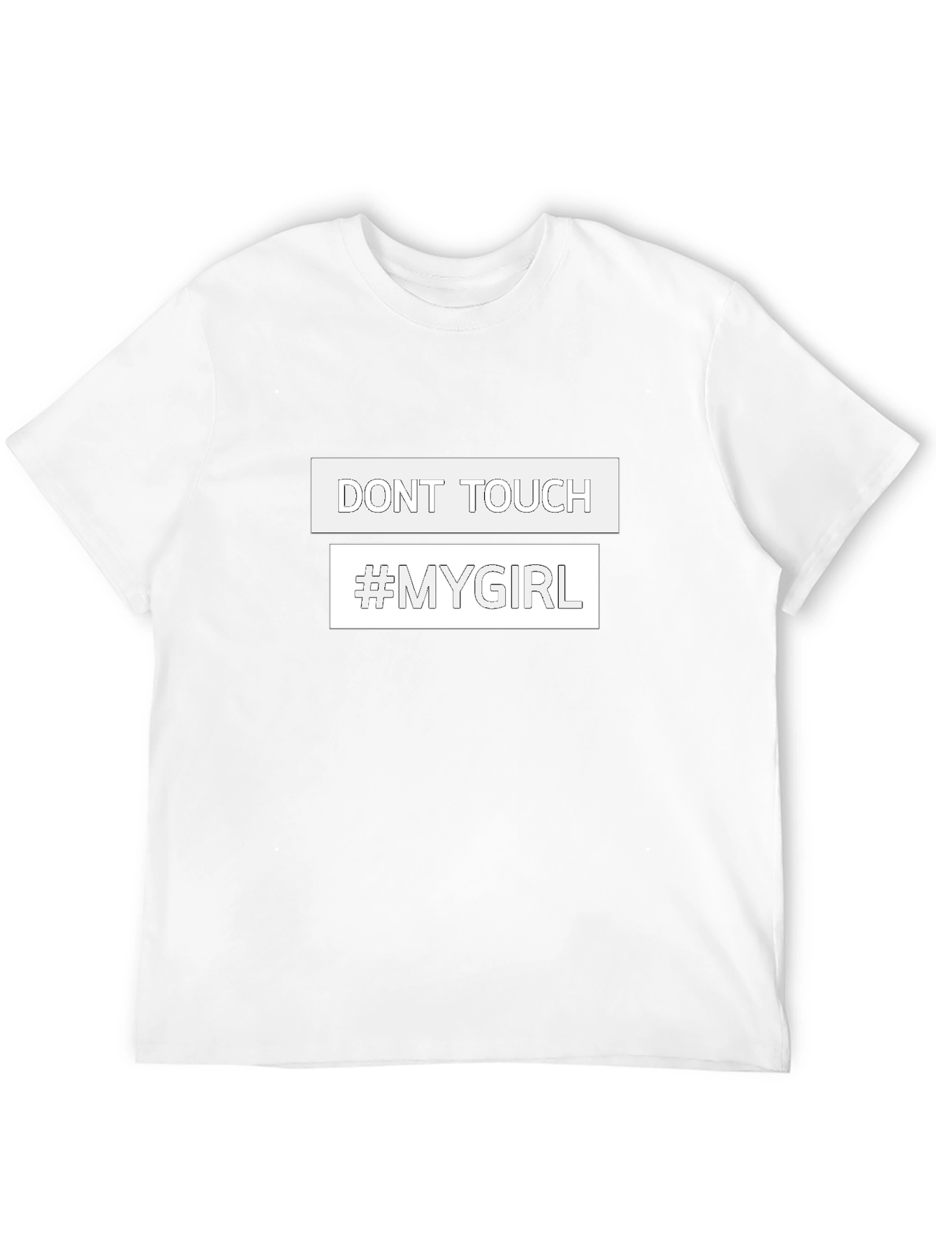 Black Don't Touch My Girl Graphic T-Shirt - Black view 12