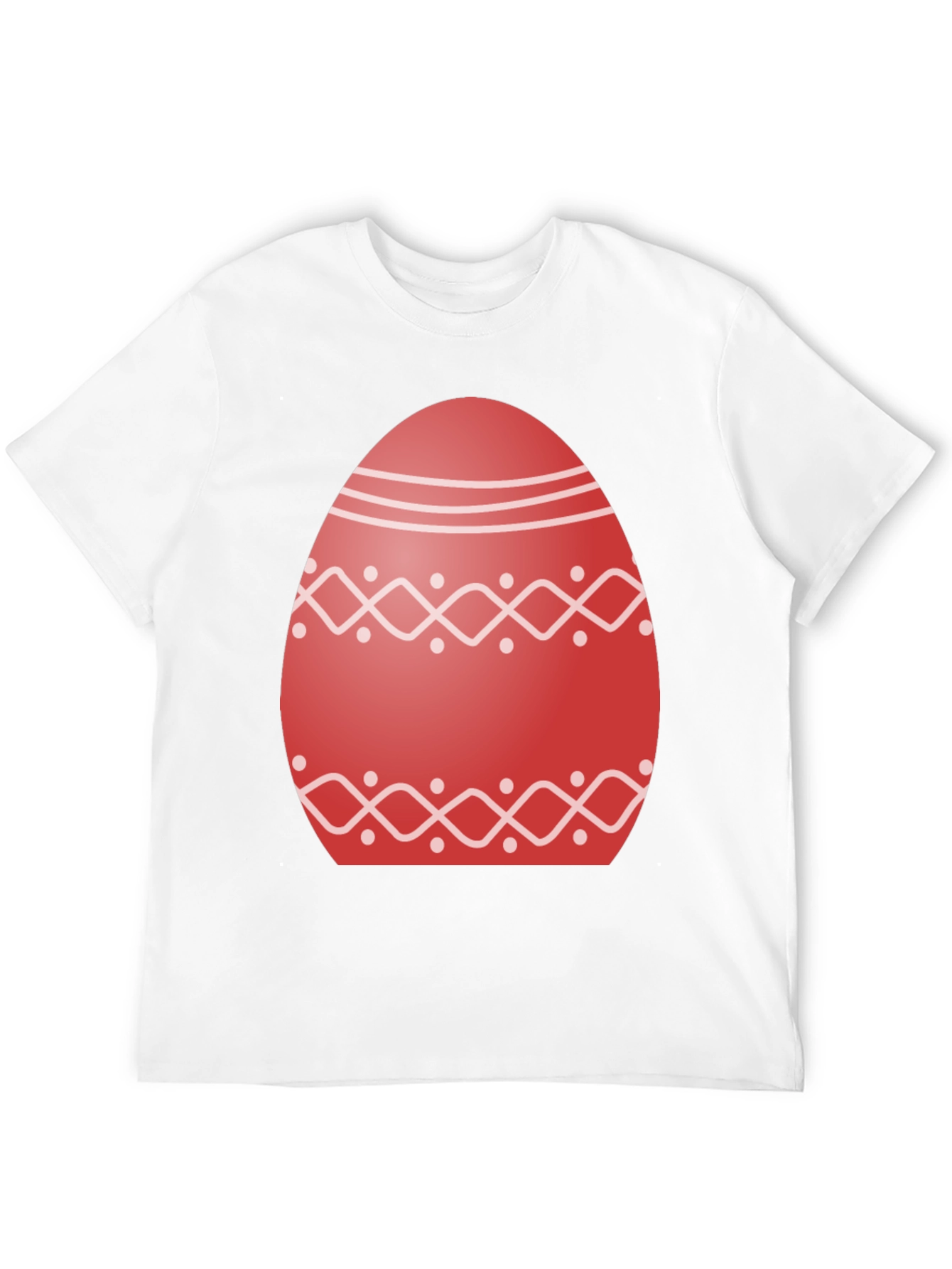 Camiseta Negra Huevo Pascua Decorado
