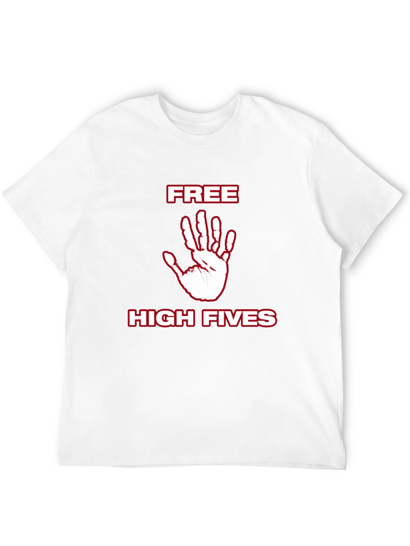 Black Free High Fives Graphic Tee view 12
