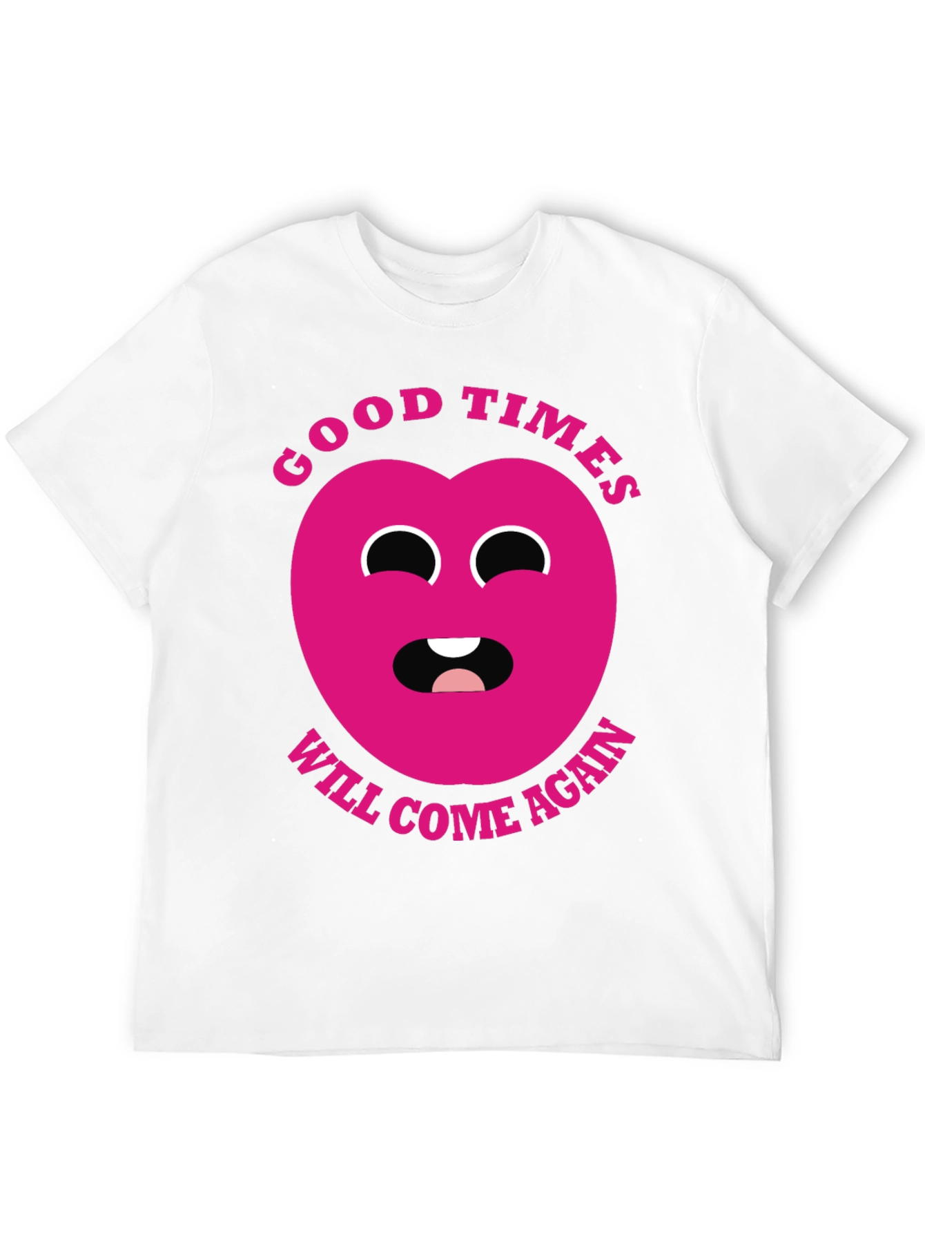 Black Good Times Heart Graphic T-Shirt - Black view 12