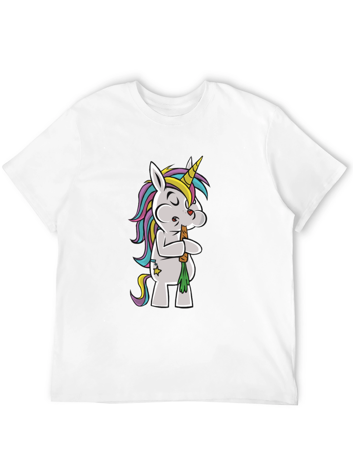 Black Unicorn Smoking Weed Funny T-Shirt view 12