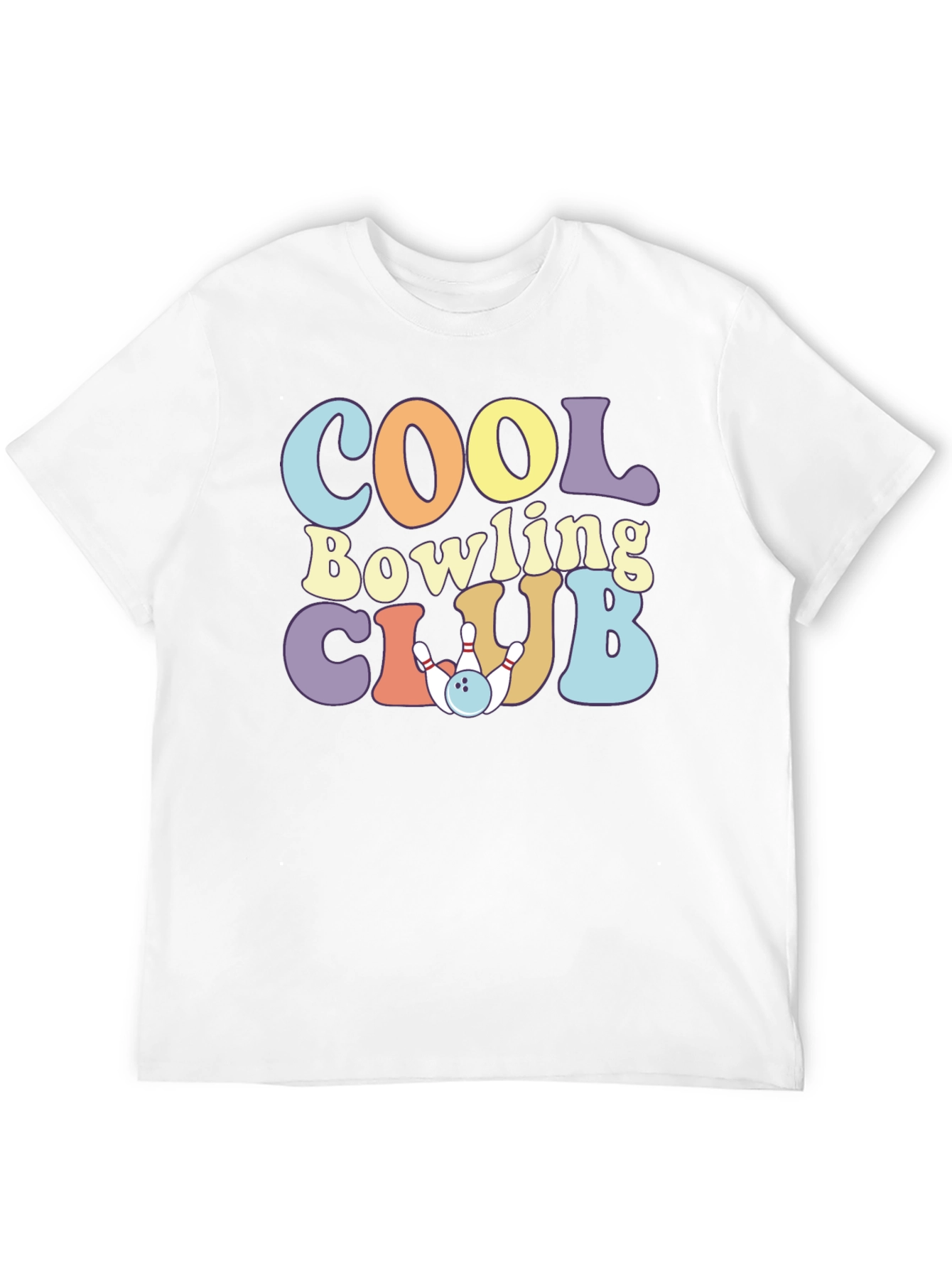 Black Cool Bowling Club Graphic Tee view 12