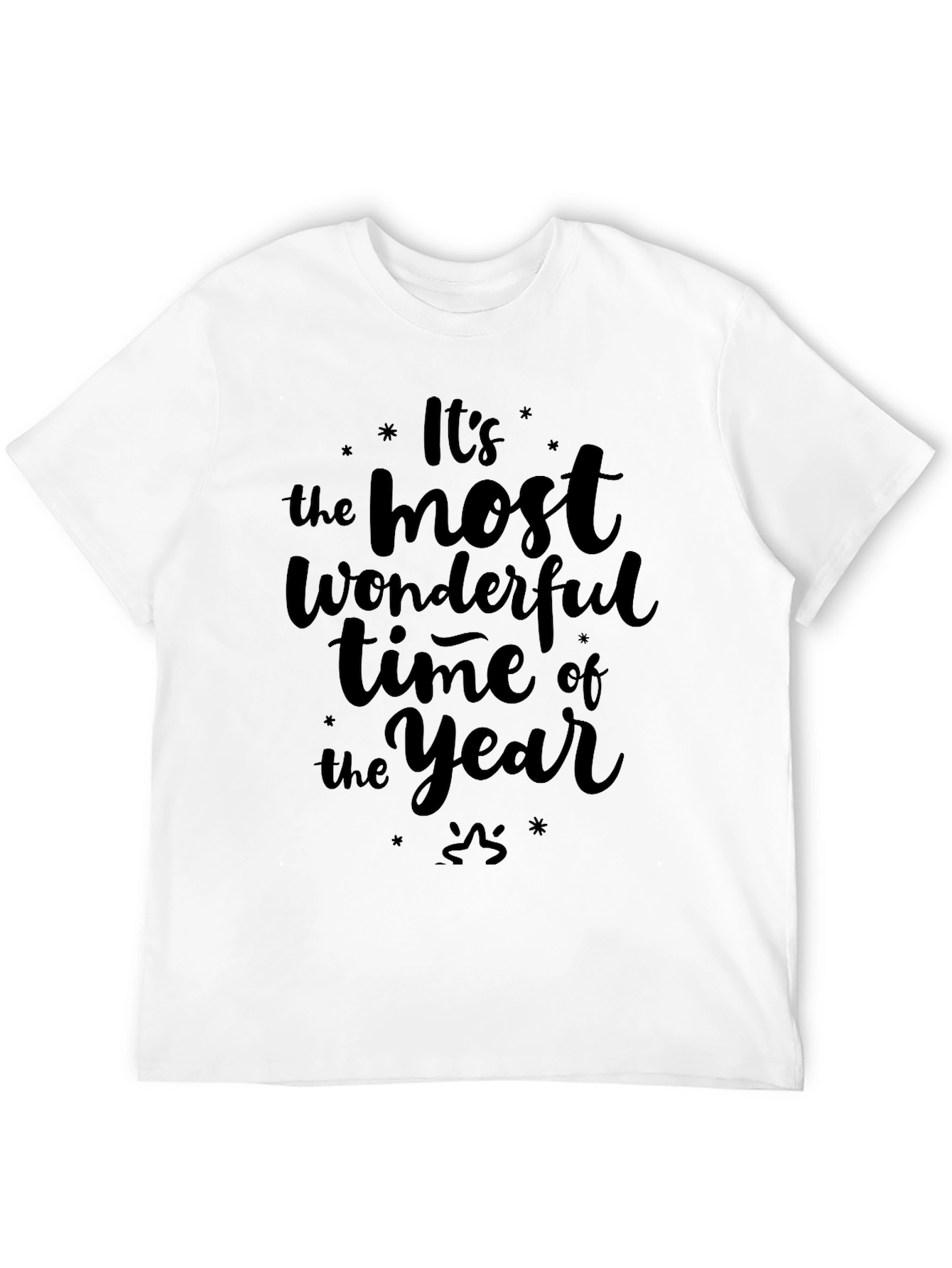 Black Wonderful Time of Year Black Graphic Tee view 12