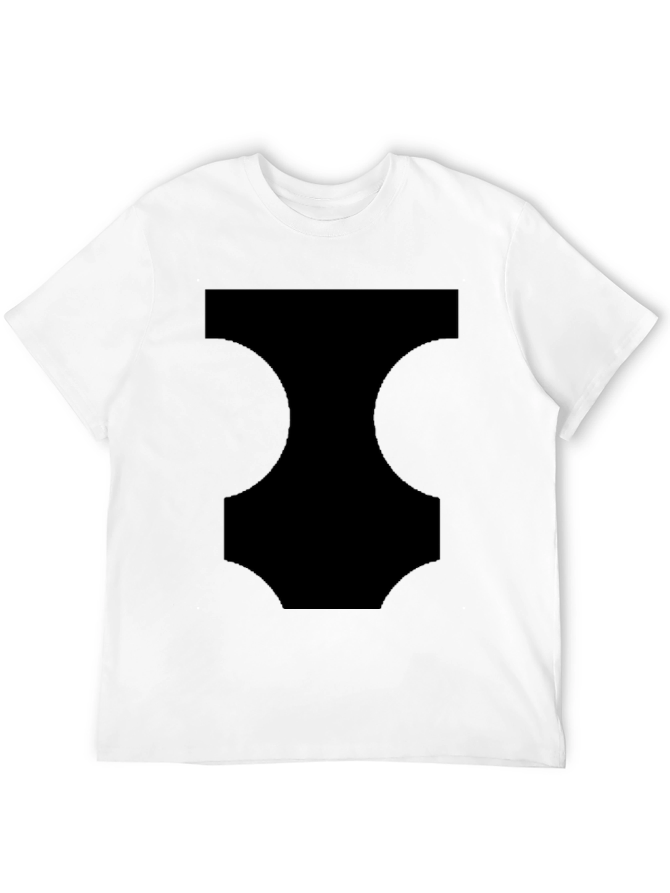 Black Modern Black Graphic Tee - Men's Casual Style view 12