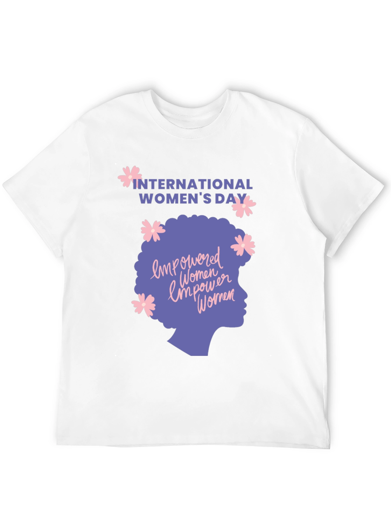 Black International Women's Day Empowered Women T-Shirt view 12
