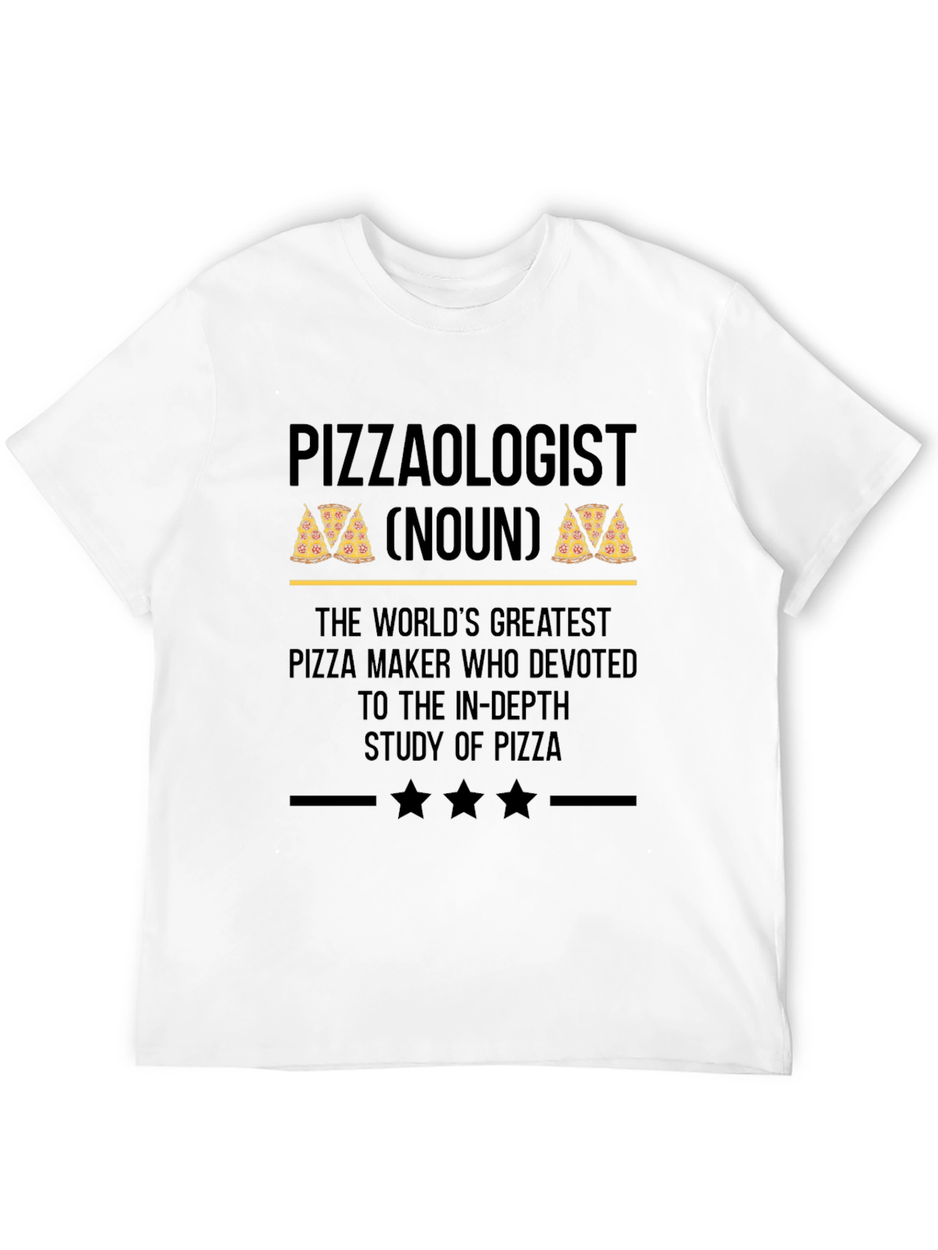 Black Pizzaologist T-Shirt - Funny Pizza Lover Gift view 12