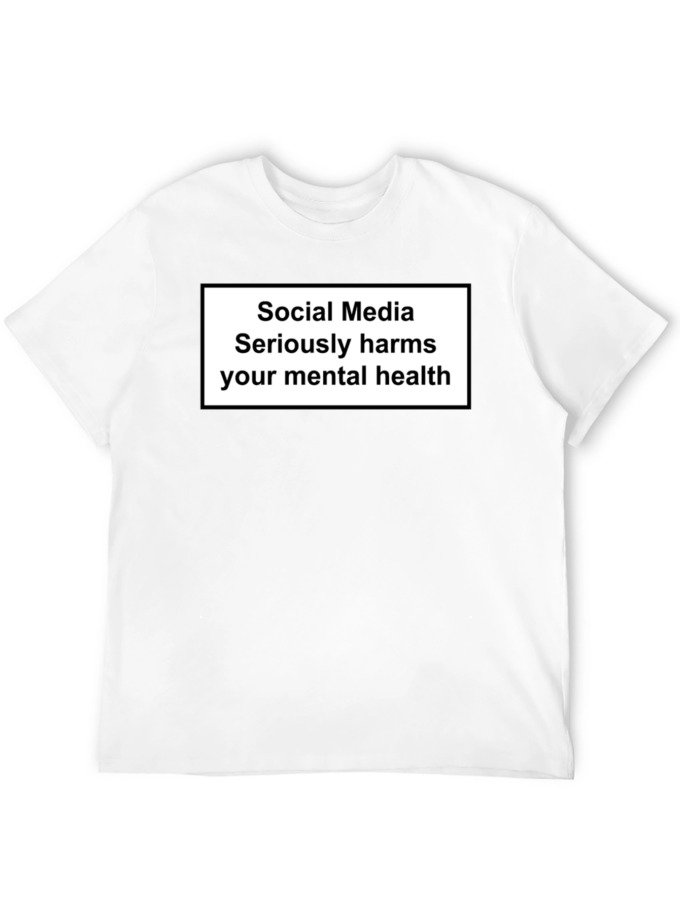 Black Social Media Harms Mental Health T-Shirt view 12