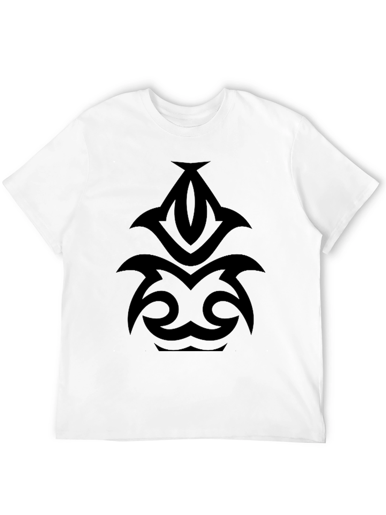 Black Tribal Tattoo Graphic Black Tee view 12