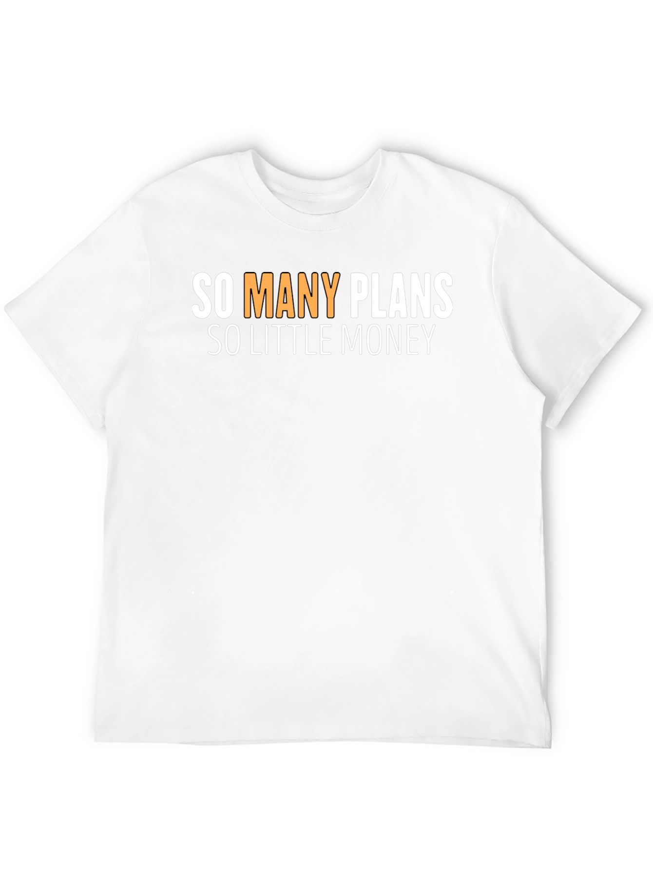 Black So Many Plans, So Little Money Graphic Tee view 12