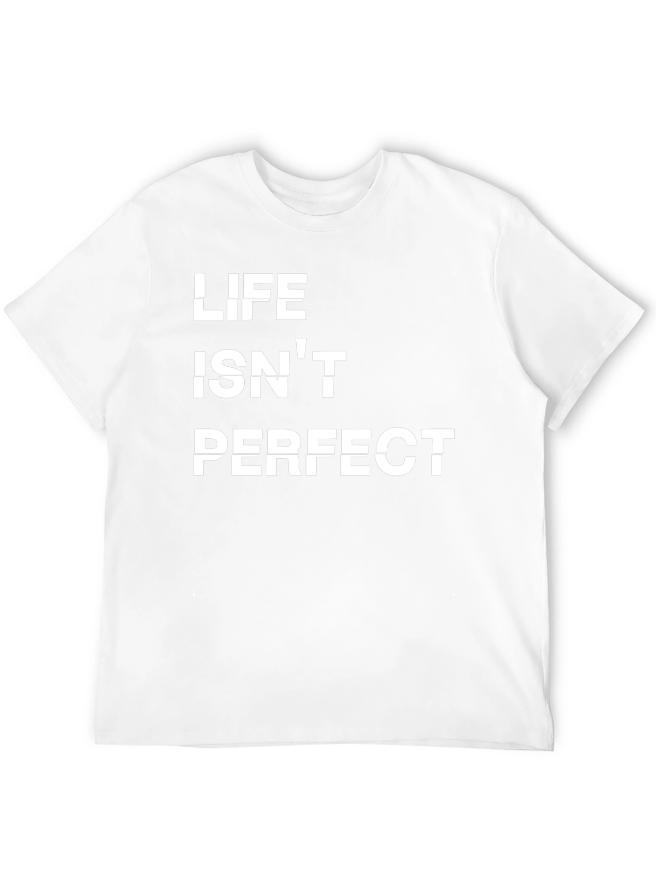 Black Life Isn't Perfect Graphic Tee - Relaxed Fit view 12