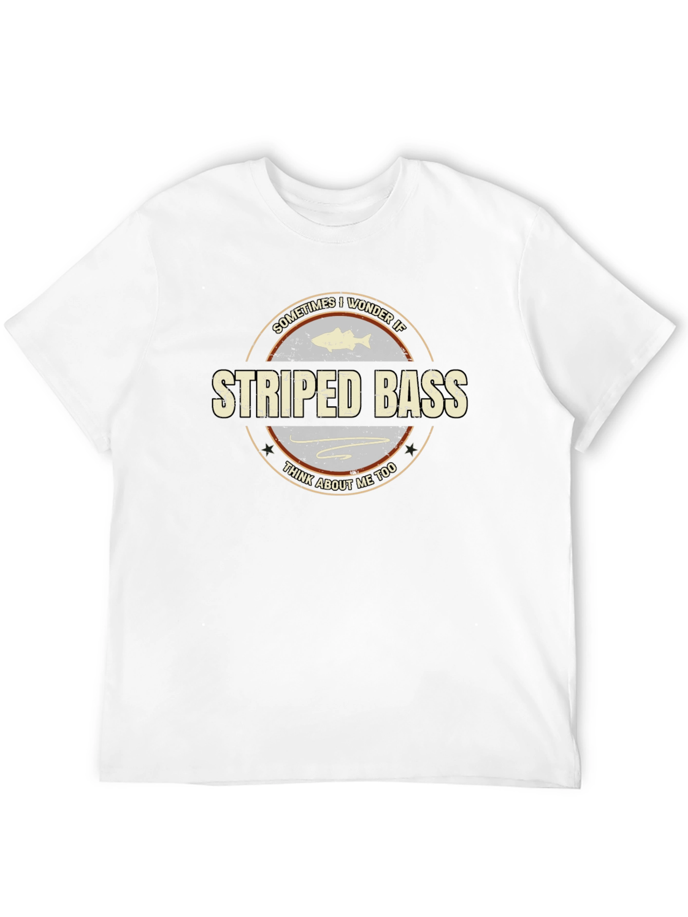 Black Striped Bass T-Shirt - Fishing Lover Tee view 12