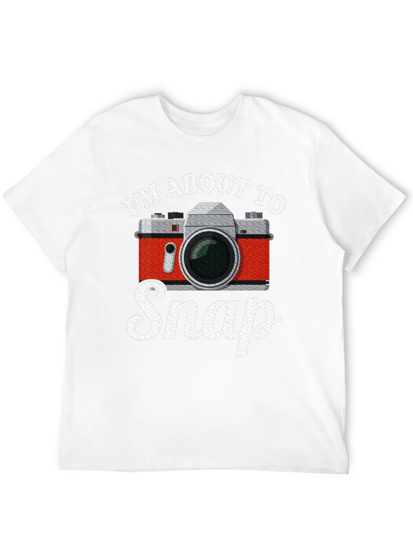 Black I'm About To Snap Camera T-Shirt view 12