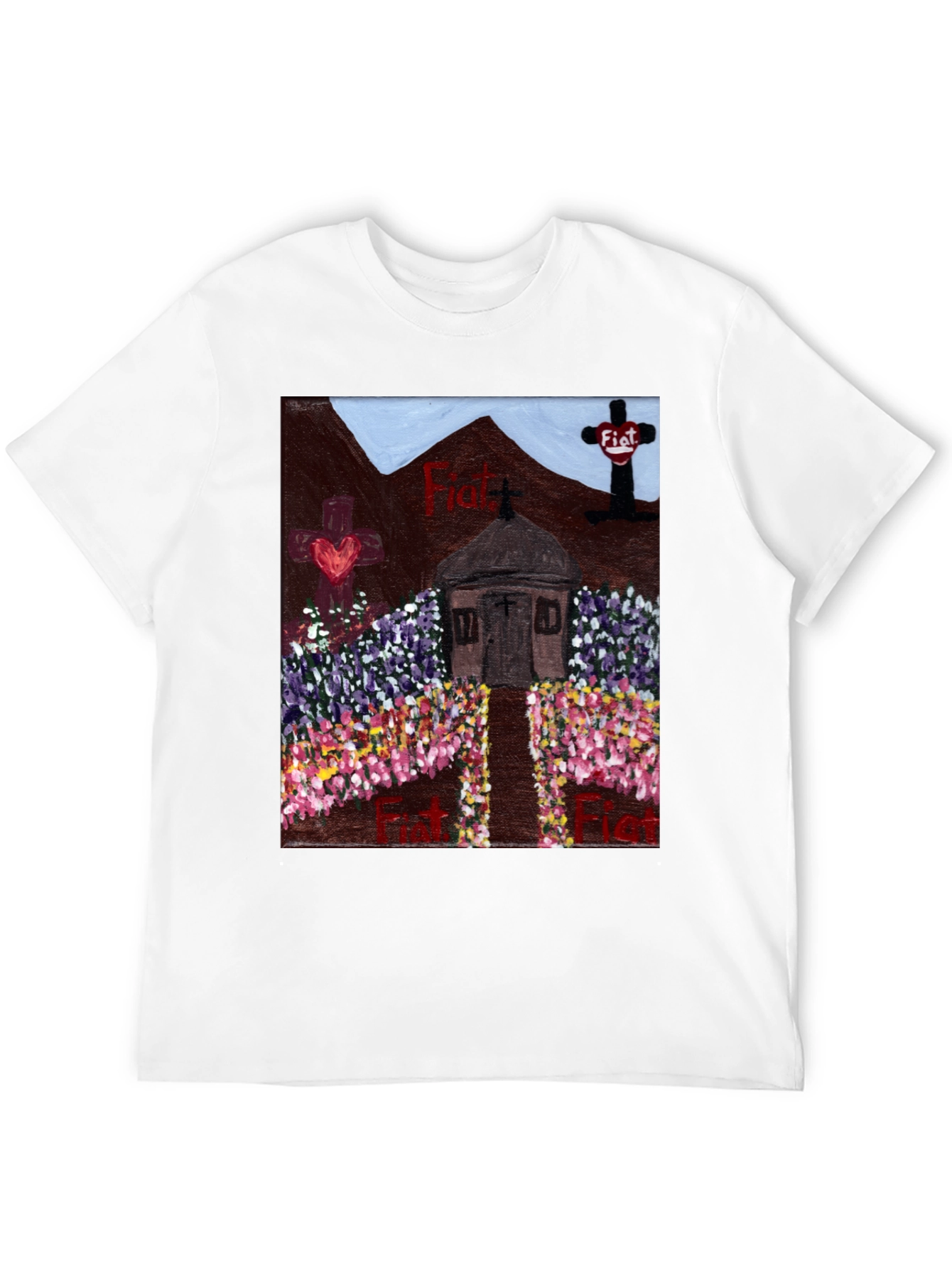 Black Floral Fiat Tee view 12