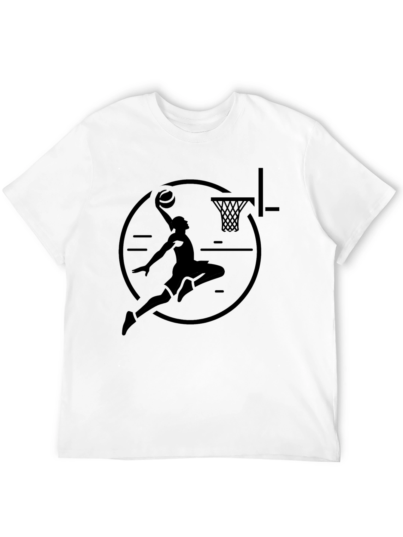 Black Slam Dunk T-Shirt - Black Graphic Tee view 12