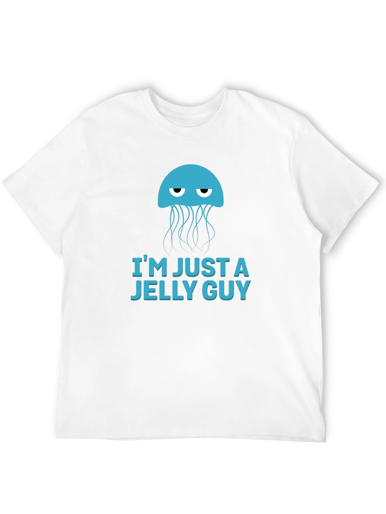 Black I'm Just a Jelly Guy T-Shirt - Novelty Graphic Tee view 12
