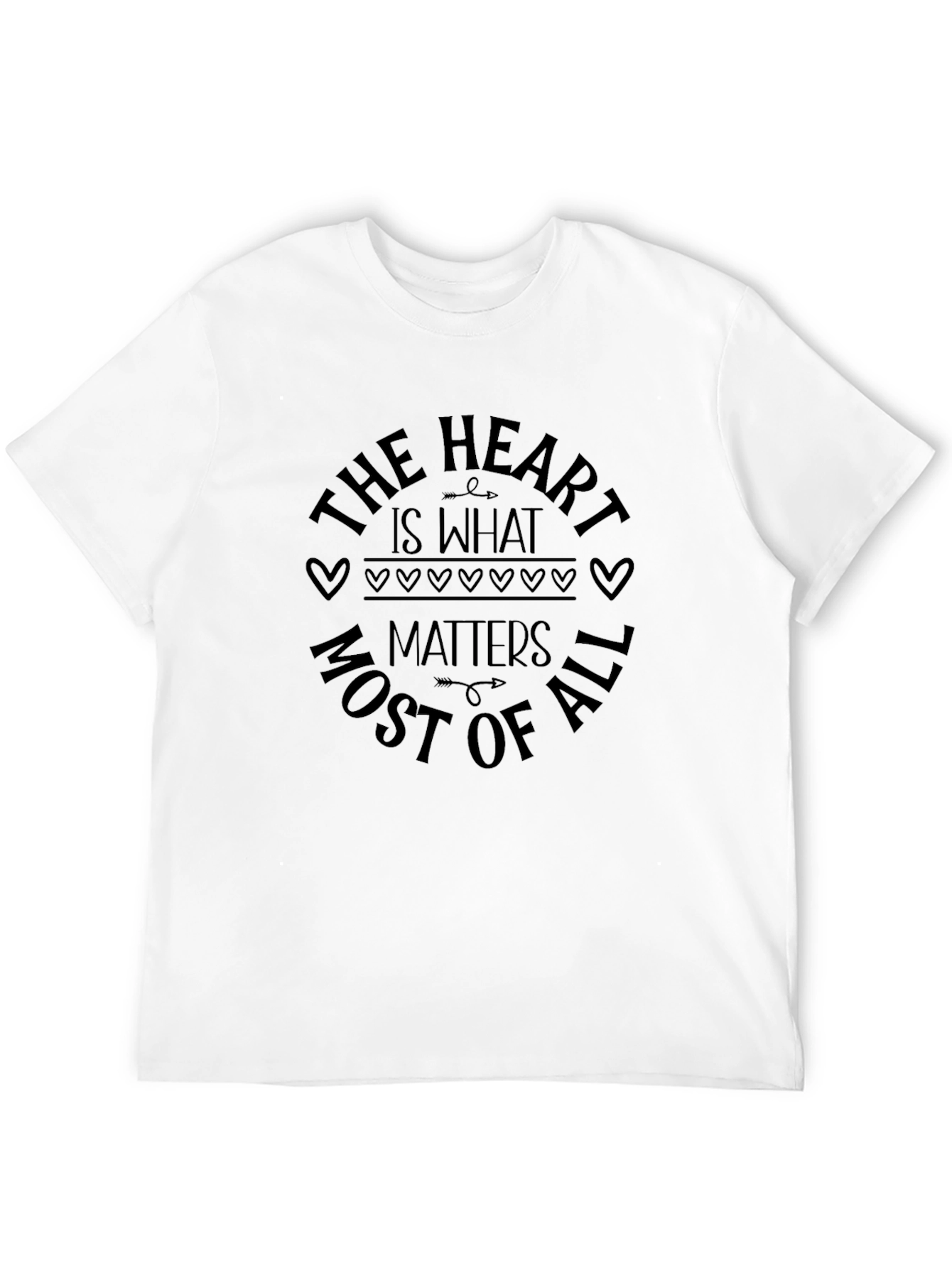Black Heart Matters Black T-Shirt view 12