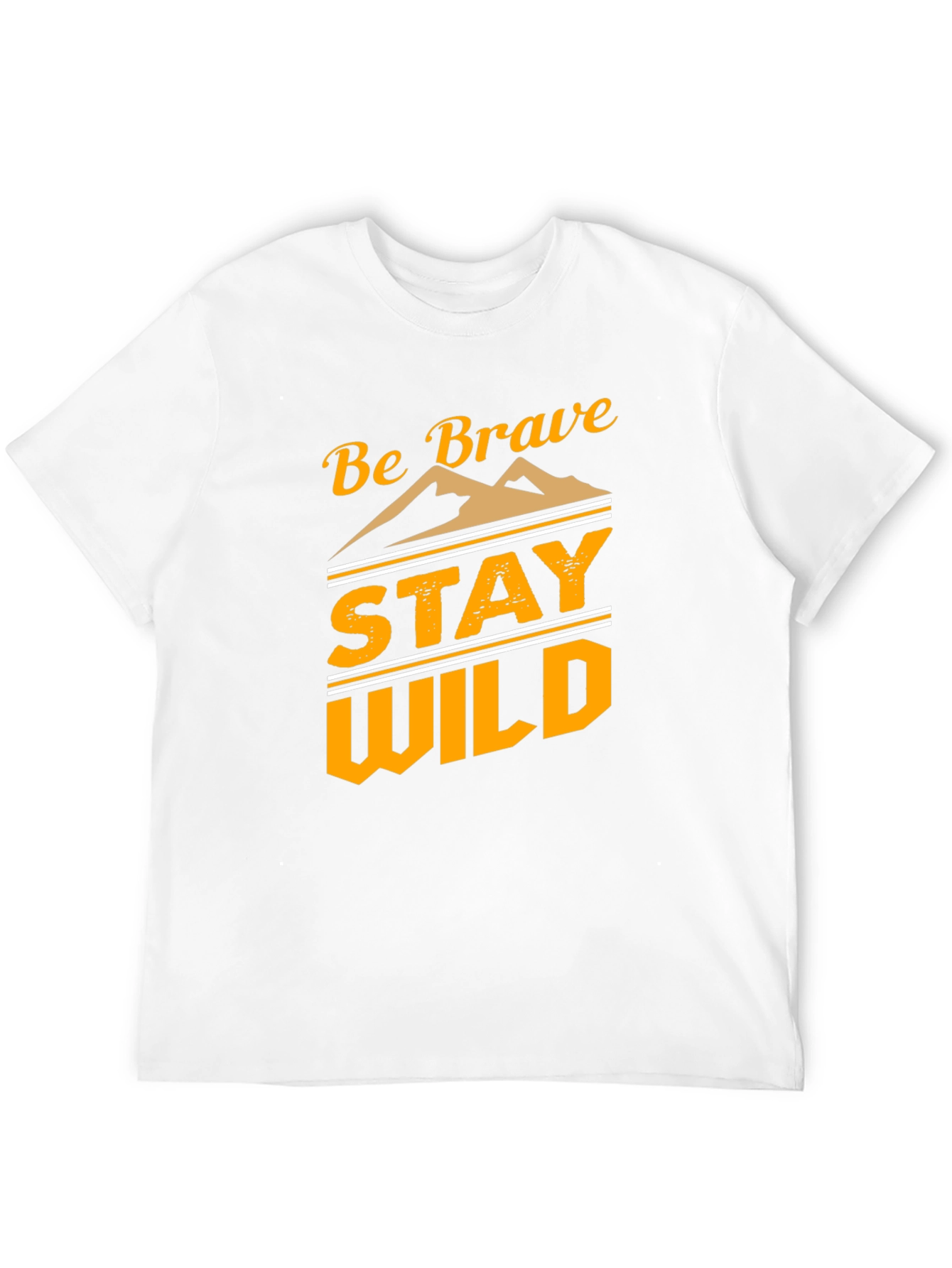 Black Be Brave Stay Wild Graphic Tee - Black view 12