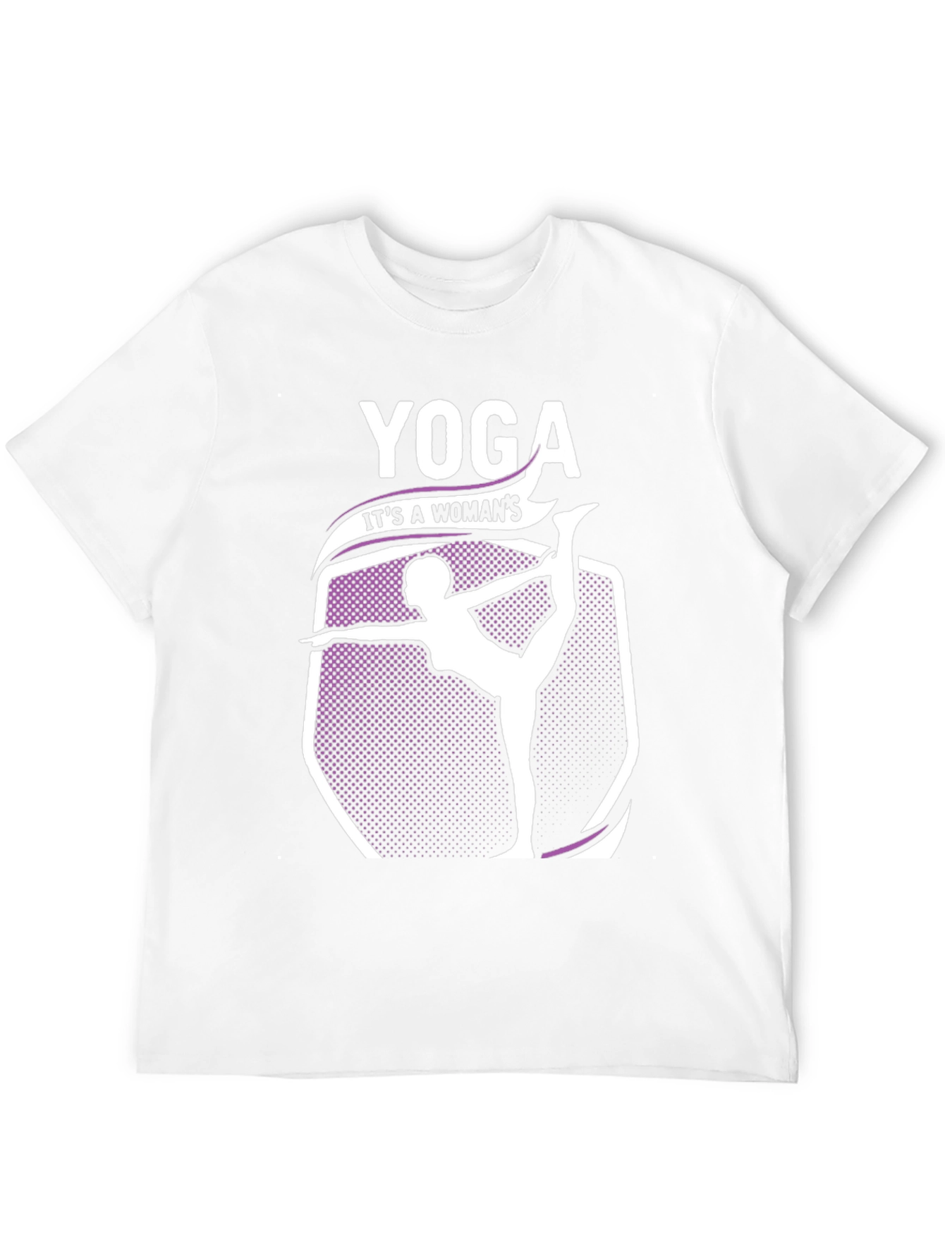 Black Yoga Woman's T-Shirt - Black Cotton Blend view 12