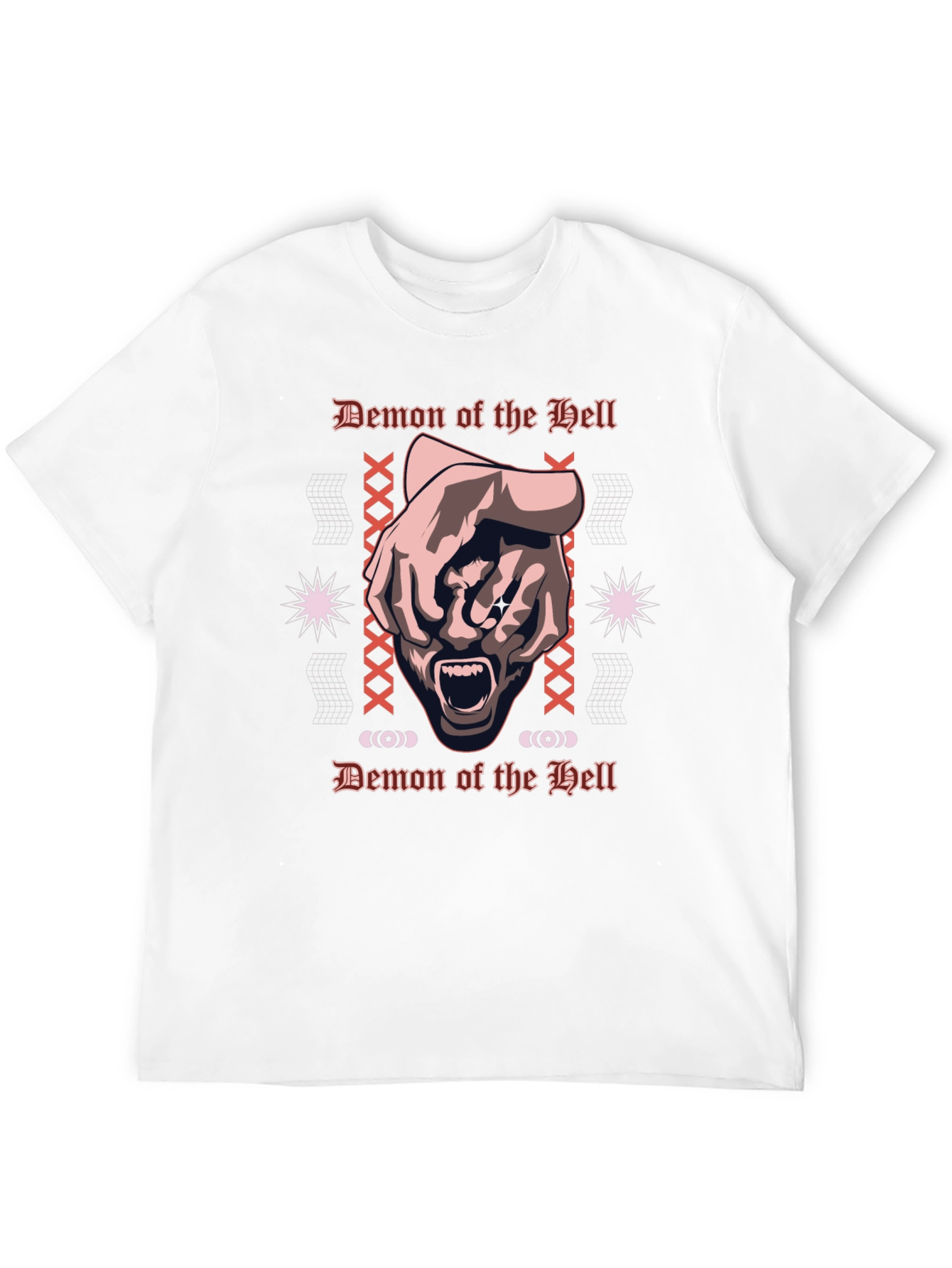 Black Demon of the Hell Graphic Tee - Black view 12