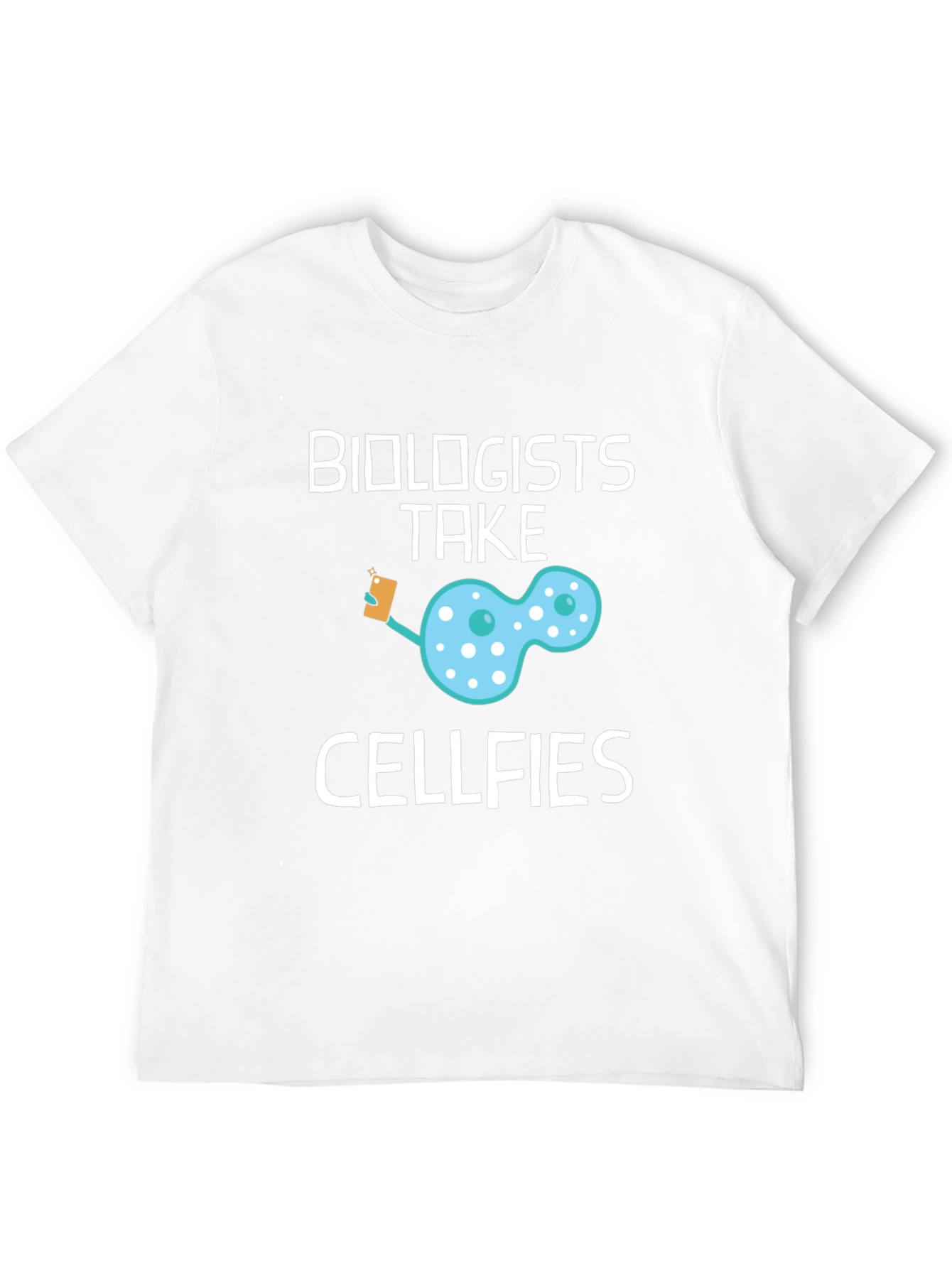 Black Biologists Take Cellfies Funny Science T-Shirt view 12