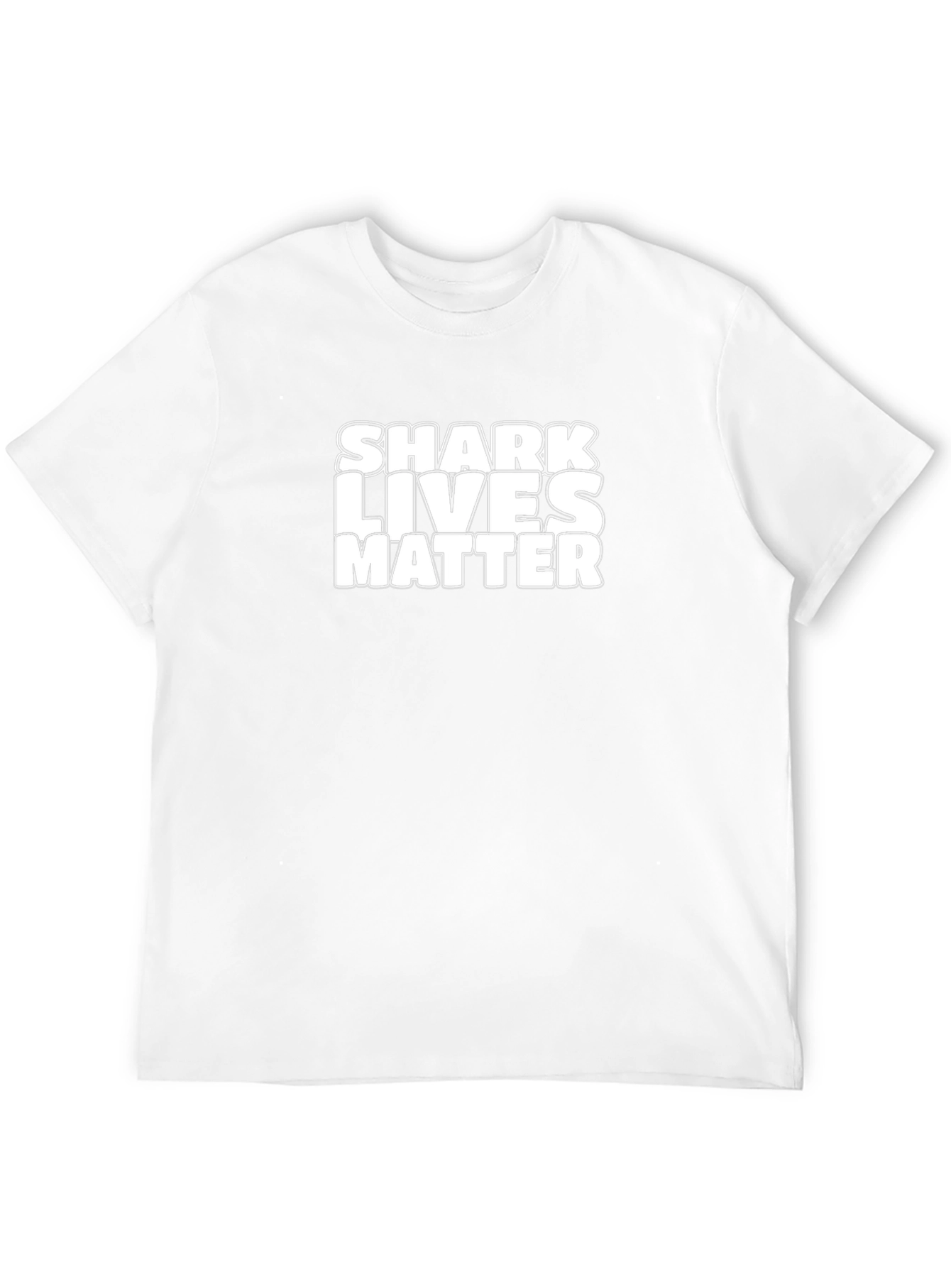 Black Shark Lives Matter Graphic Tee - Black Cotton T-Shirt view 12