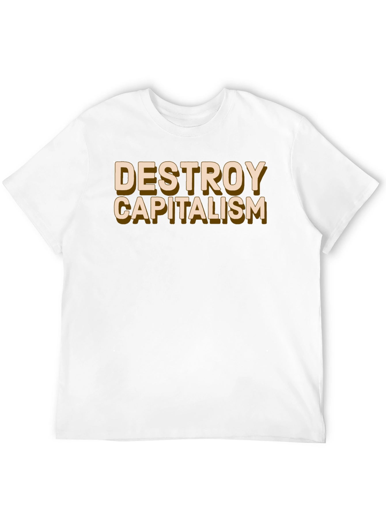 Black Destroy Capitalism Graphic T-Shirt view 12