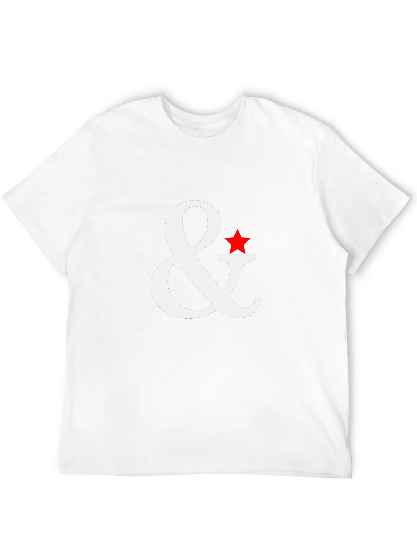 Black Star & Ampersand Graphic Tee - Stylish Black Cotton Blend Shirt view 12